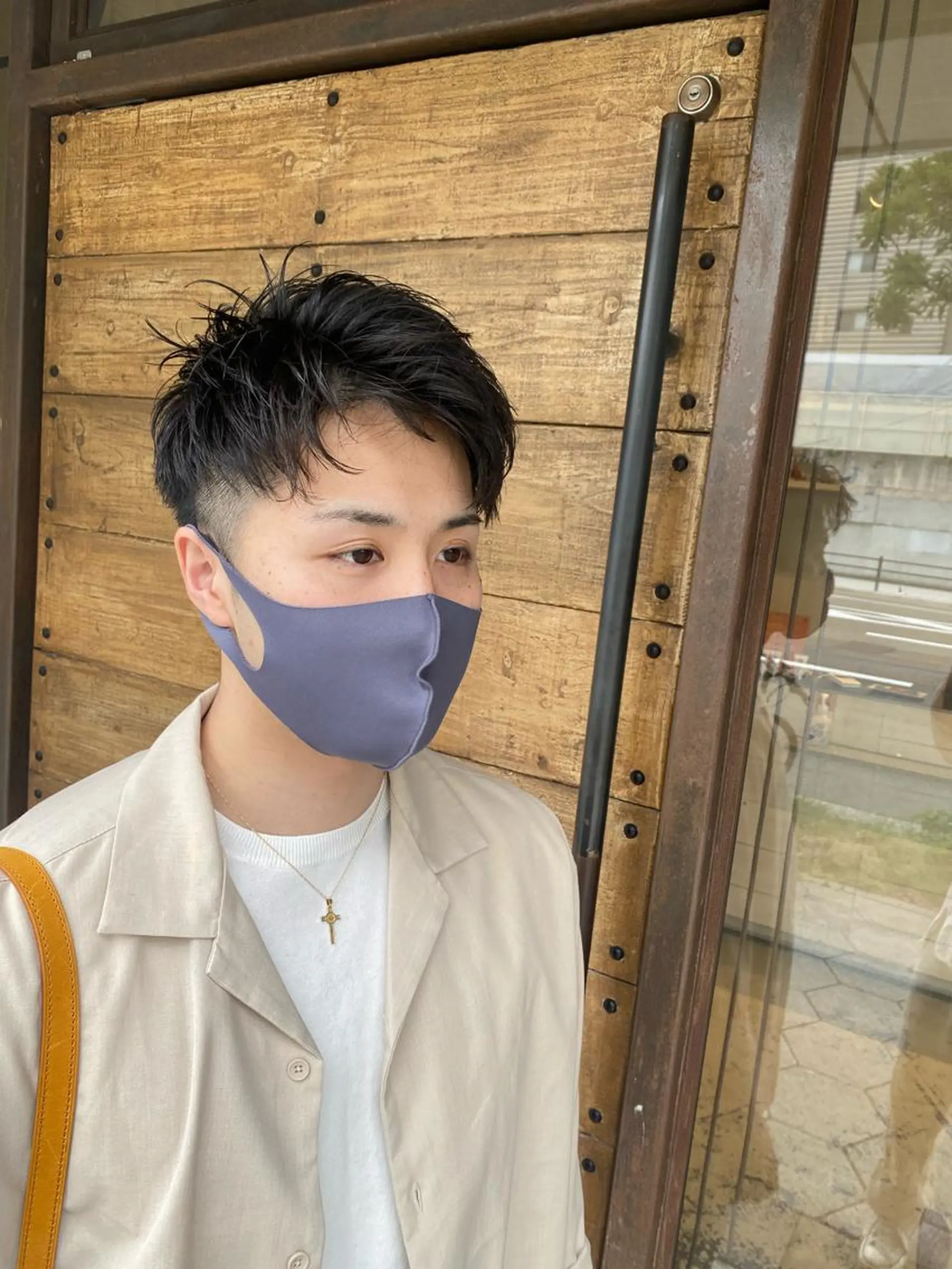 ショート パーマ メンズ 谷九/天王寺/上本町 /似合わせ/北川響のヘアスタイル