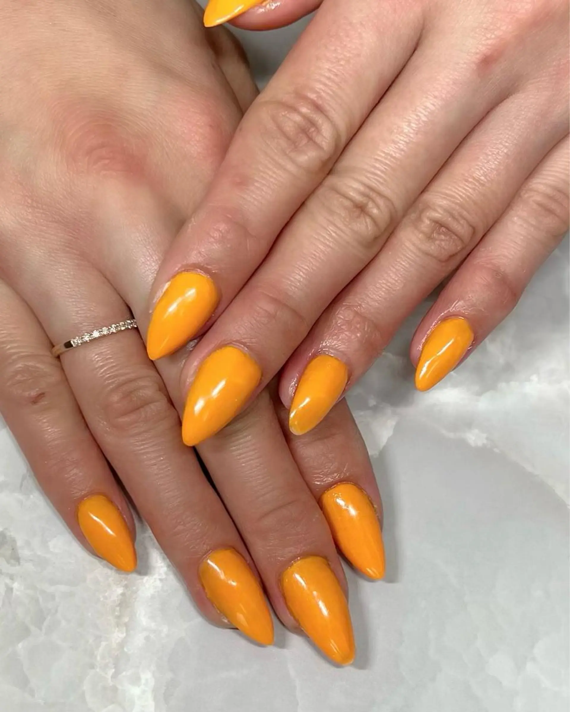 ネイル ワンカラーネイル スカルプネイル シェヌネイル JURAのネイルデザイン