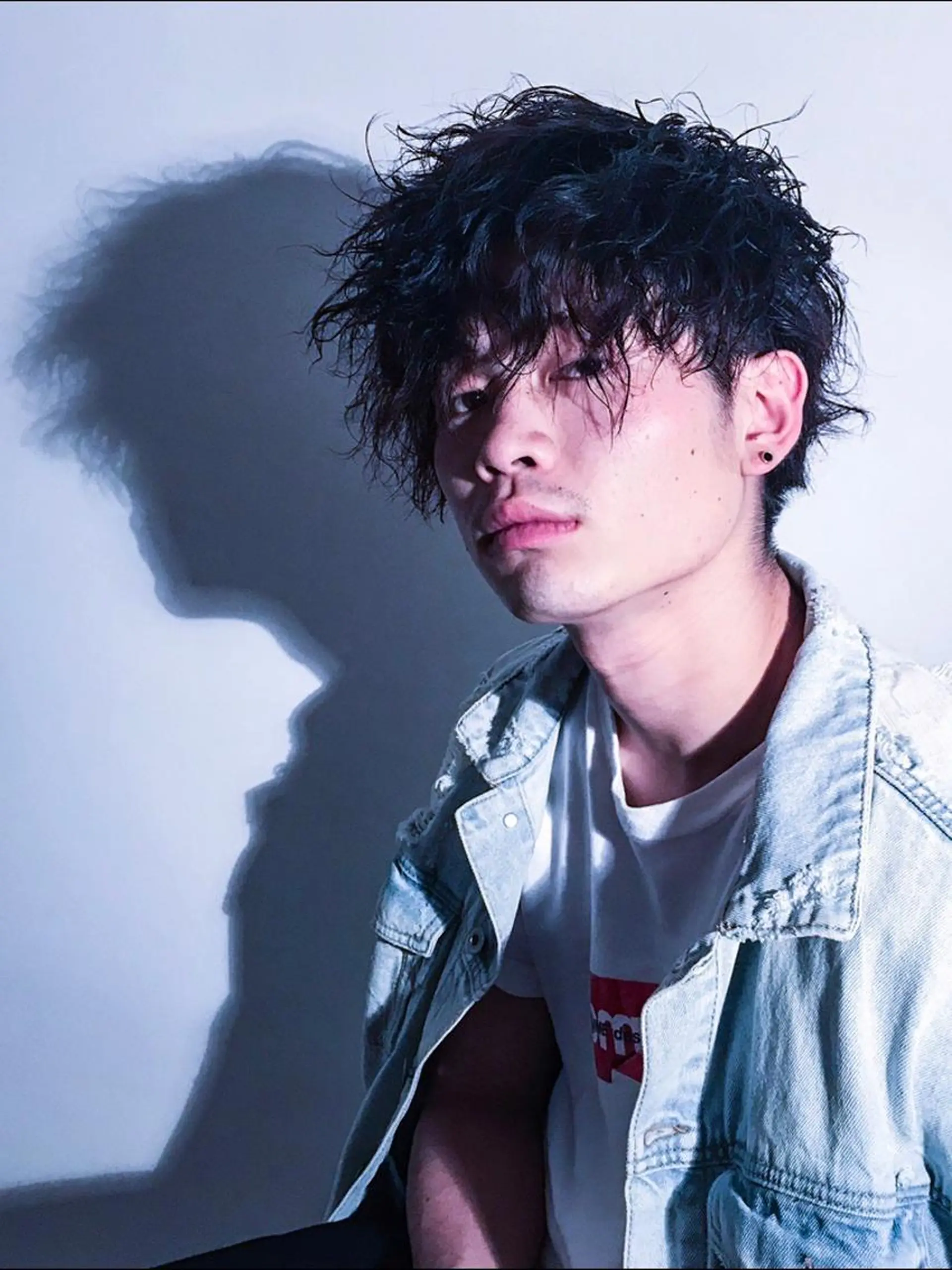 カラー パーマ メンズ 増渕 駿介のヘアスタイル