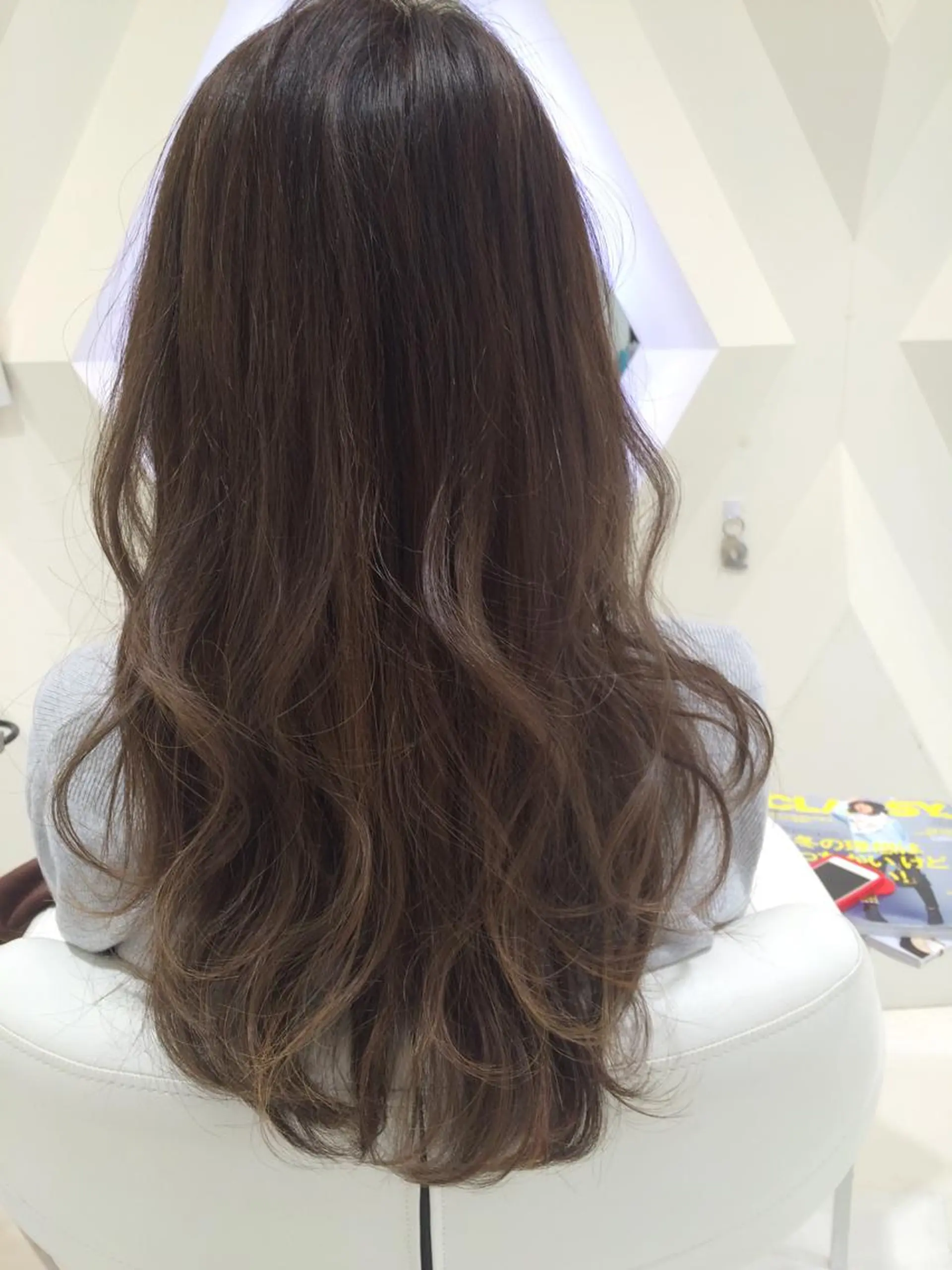 ミディアム セミロング ロング カラー ヘアアレンジ Rubik's 茶屋町原田のヘアスタイル