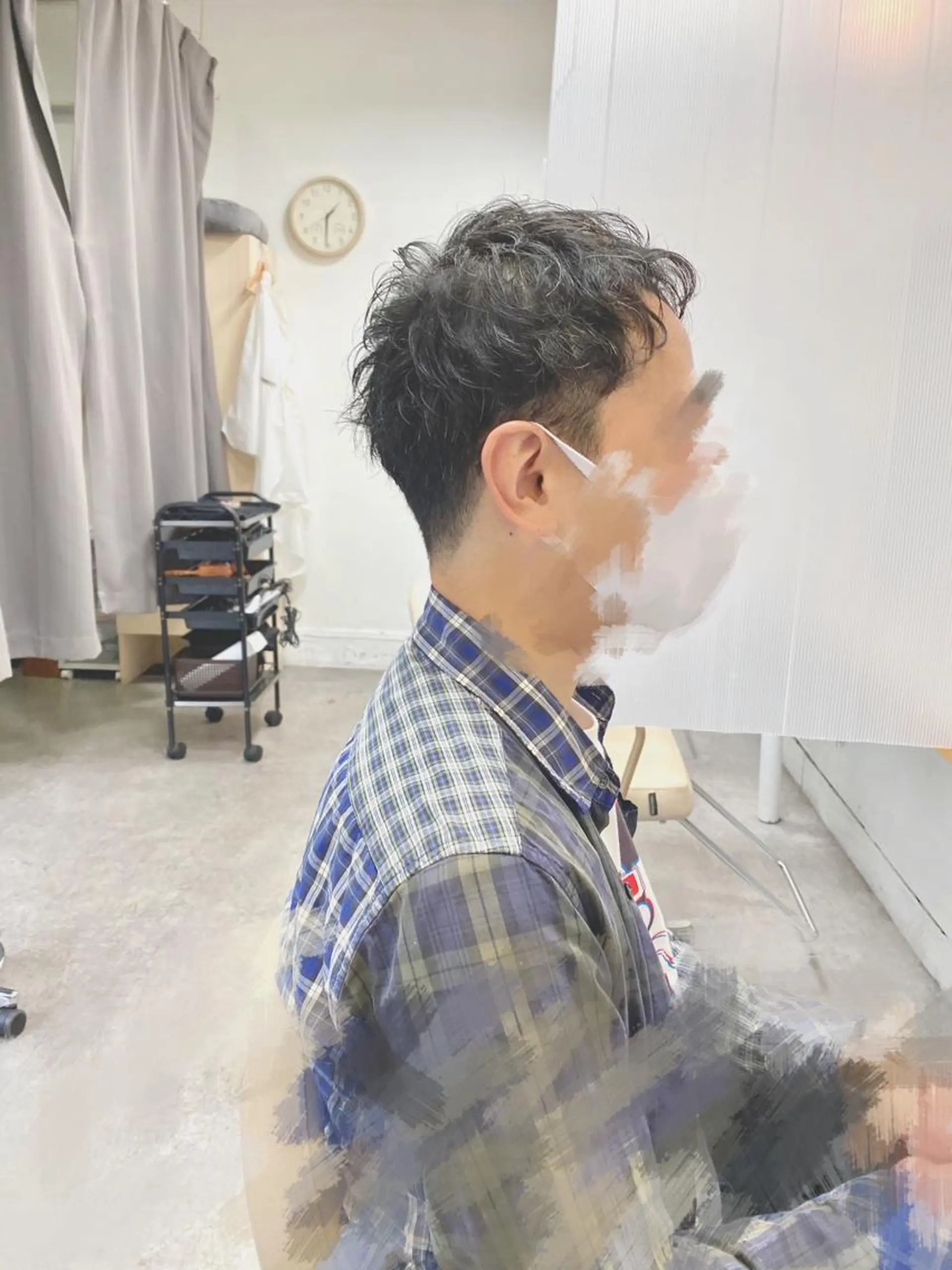 メンズ メンズパーマ L.lanka所属・こもり なおやのヘアスタイル