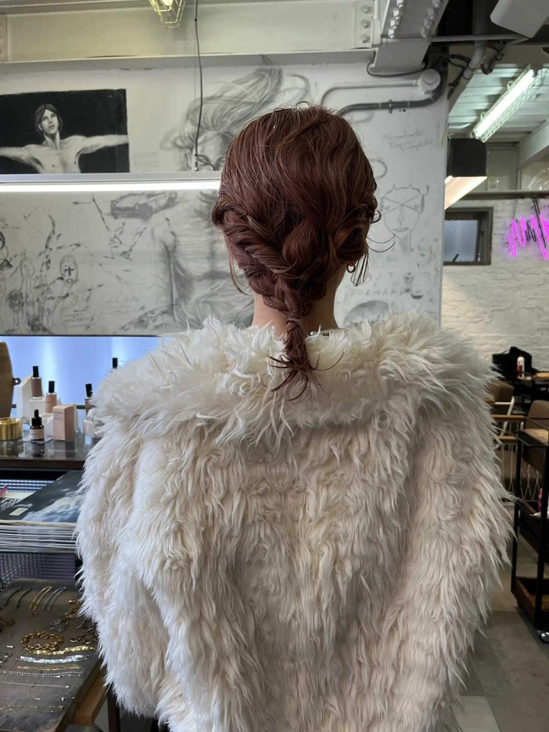 ショート ヘアアレンジ ヘアセット NOUN所属・eri kinjoのヘアスタイル