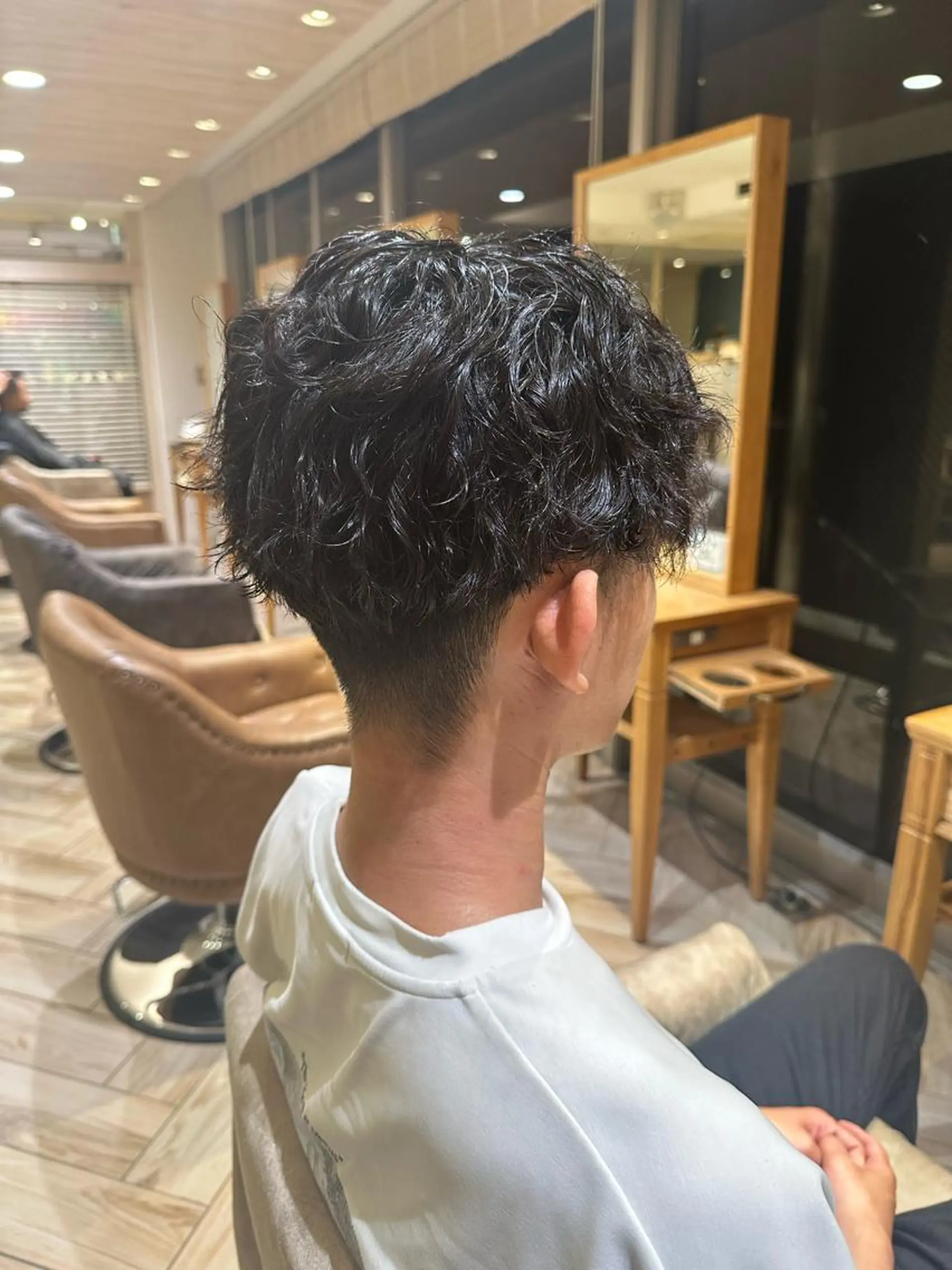 メンズ メンズパーマ カット パーマ 【潤いツヤヘア🫧】 岸野　妙波のヘアスタイル