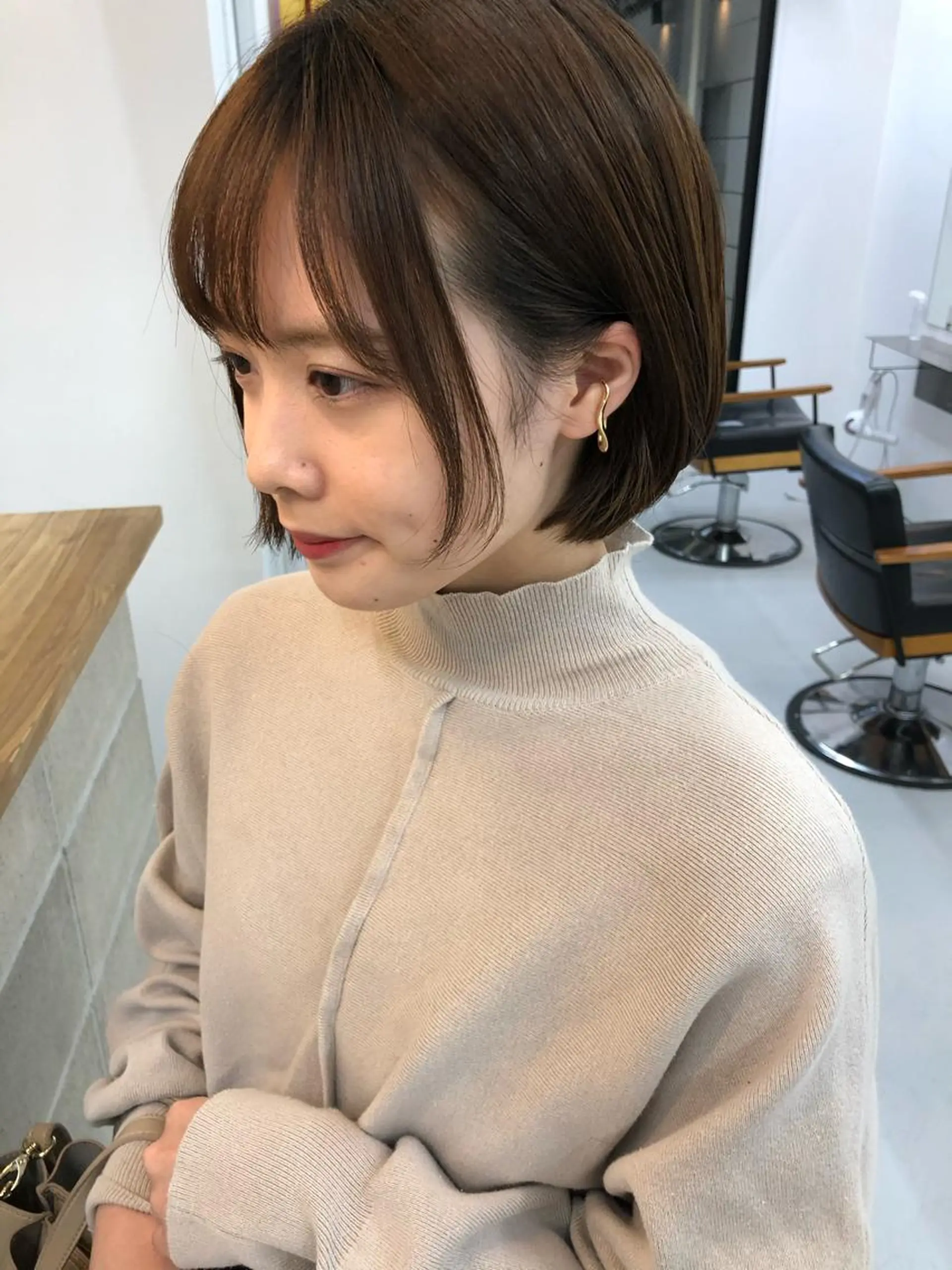 ショート 森本裕/オーナー/ スパイラルパーマのヘアスタイル