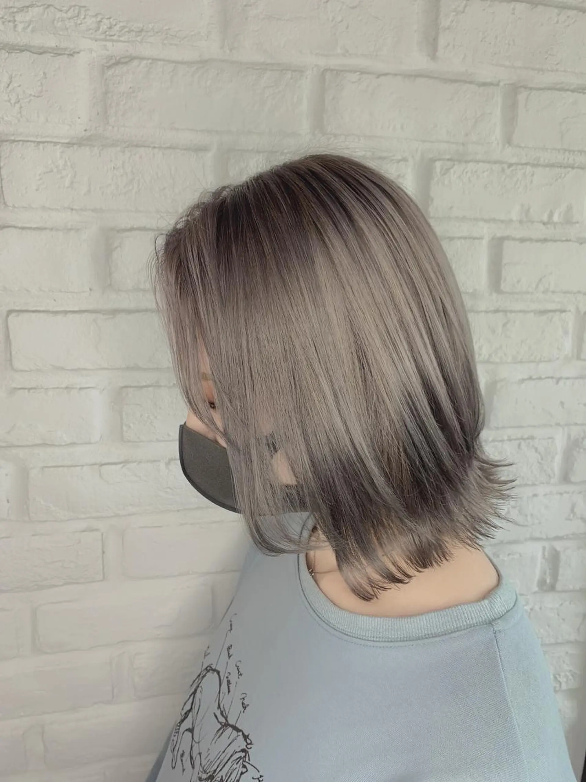 ミディアム カラー ブリーチ 🫧🎀ＫＡＮＡ🎀 🫧のヘアスタイル