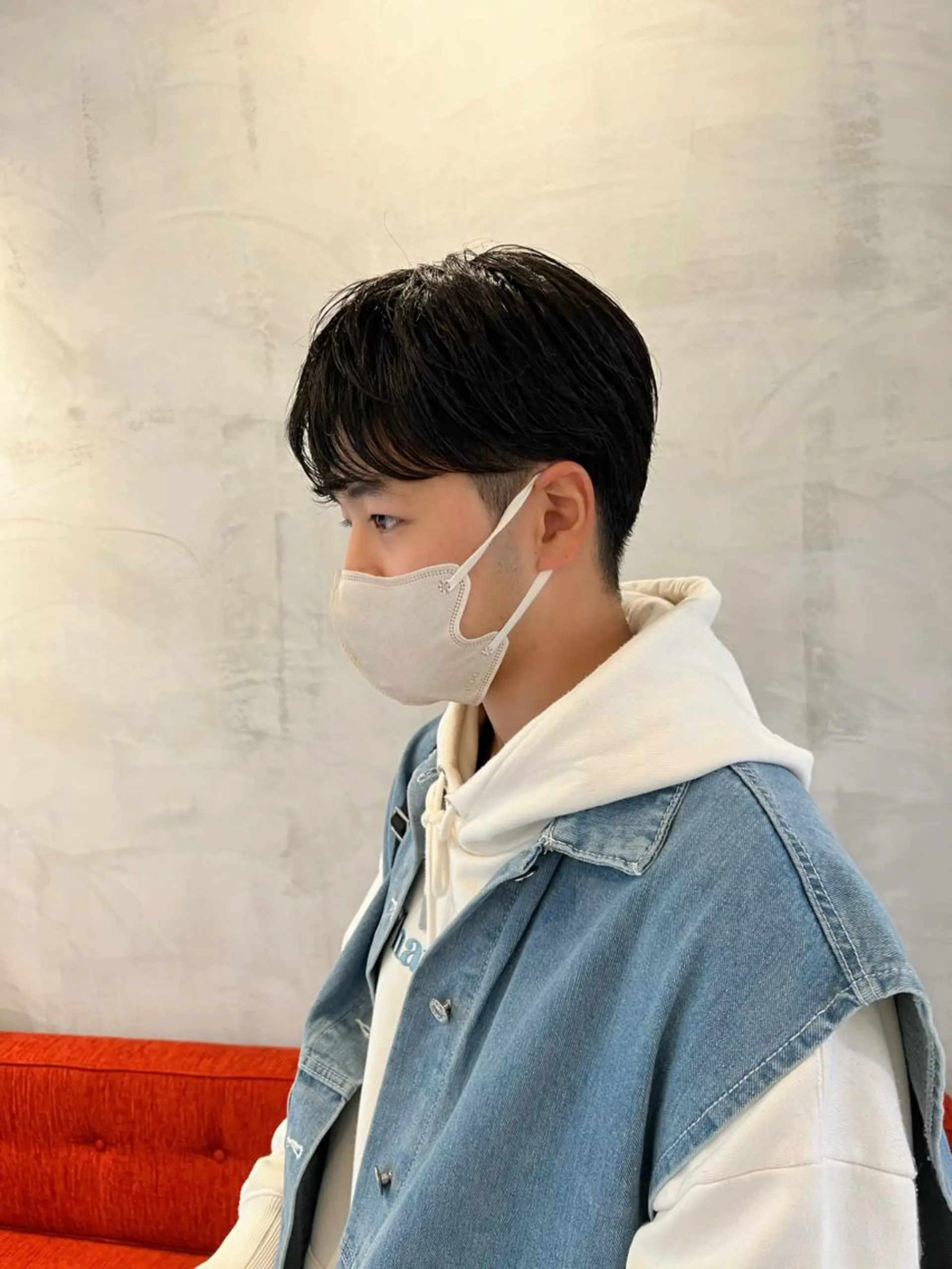 カラー パーマ メンズ マッシュ カット スパイキーショート/ メンズヘア/hugeのヘアスタイル