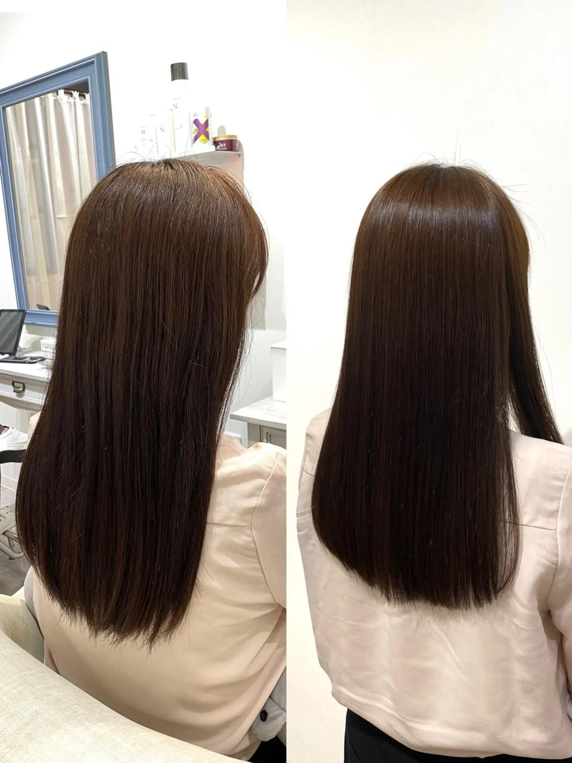 セミロング 髪質改善 カット ヘアカラー ✨髪質改善が大好評✨ 美容室lic近藤✨のヘアスタイル