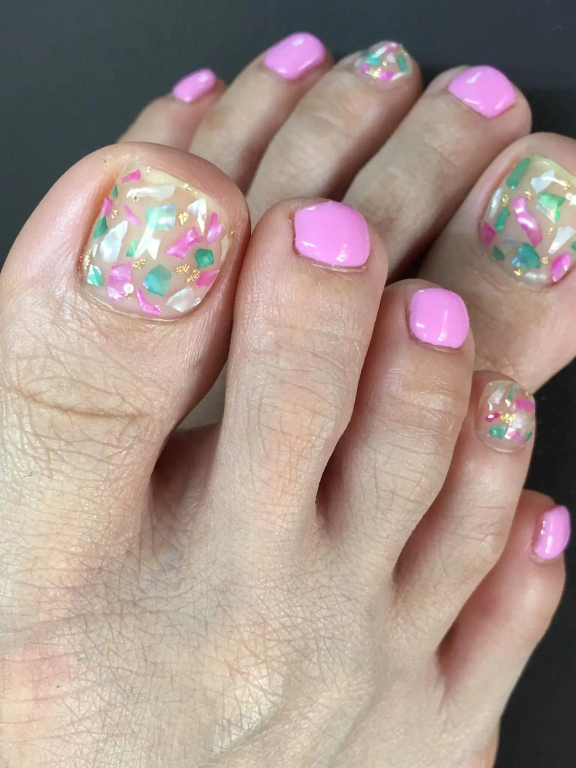 ネイル フットネイル glow_ nailのネイルデザイン