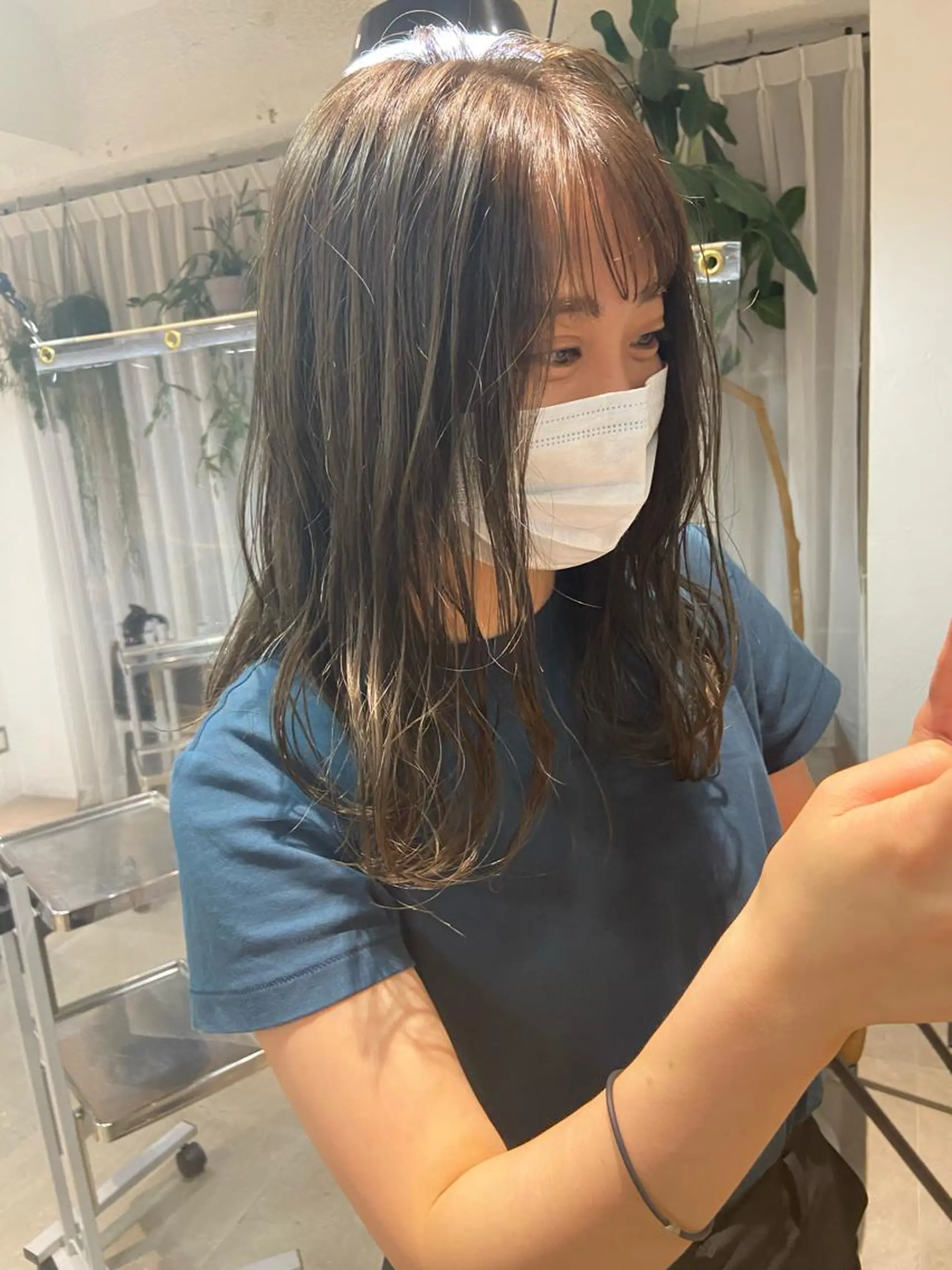 ミディアム カラー IVORY.所属・🟩白髪ぼかし/ボブ /ショートヘア/大司のヘアスタイル