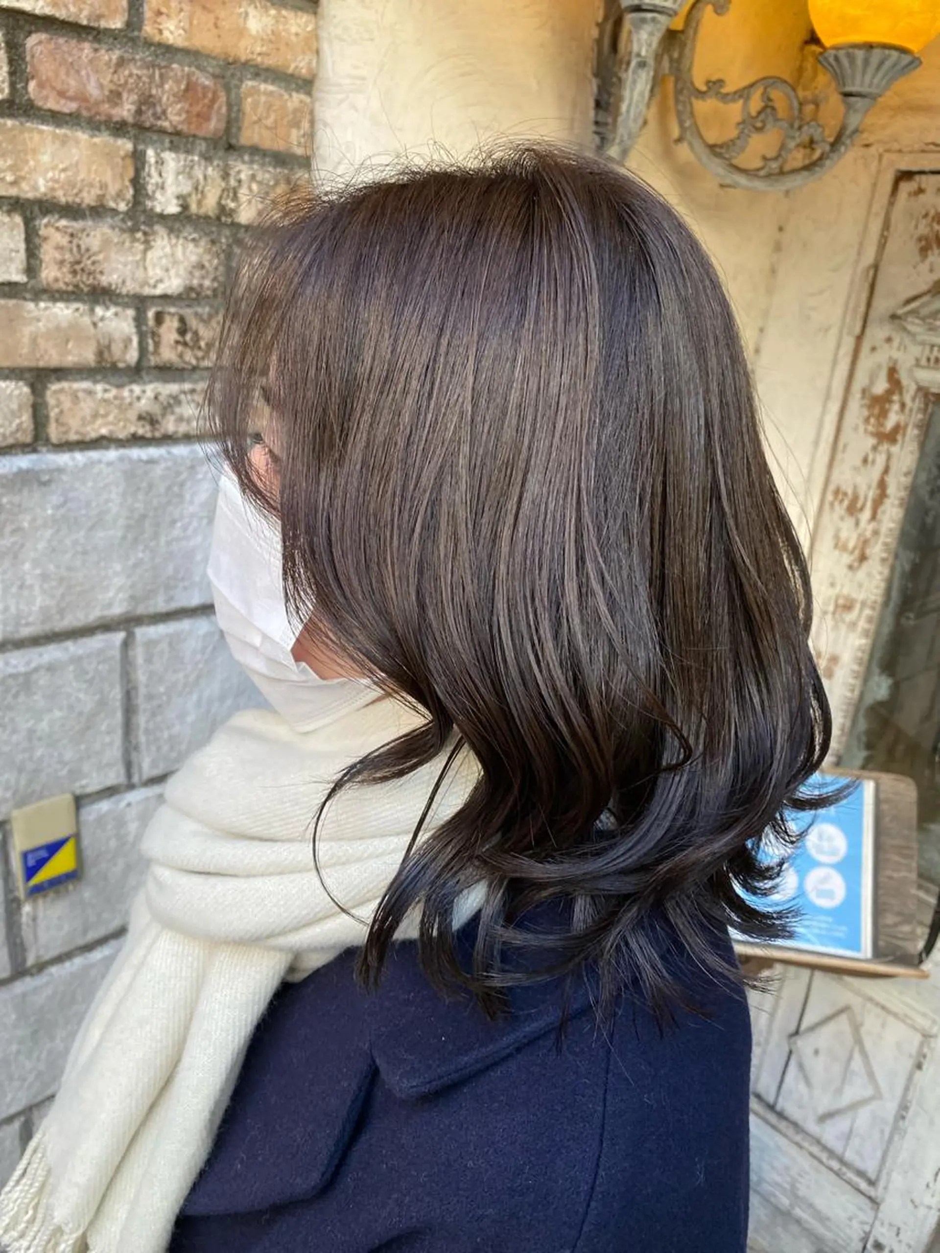 ミディアム カラー ブラウンカラー お任せヘア☘️☘️ 及川渚のヘアスタイル