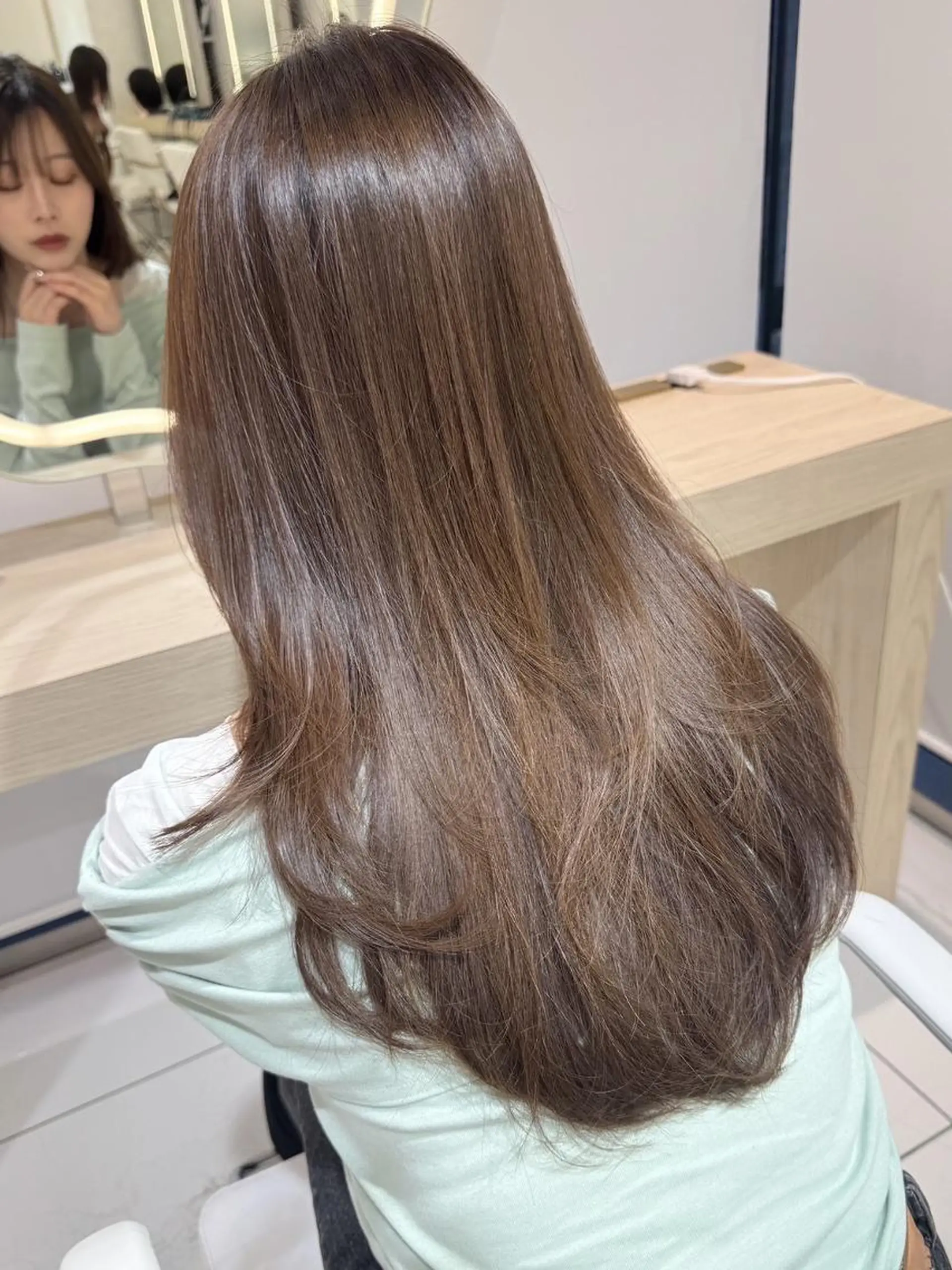 ロング カット ヘアカラー トリートメント 🦋透明感/艶髪/ レイヤー/Ryugaのヘアスタイル