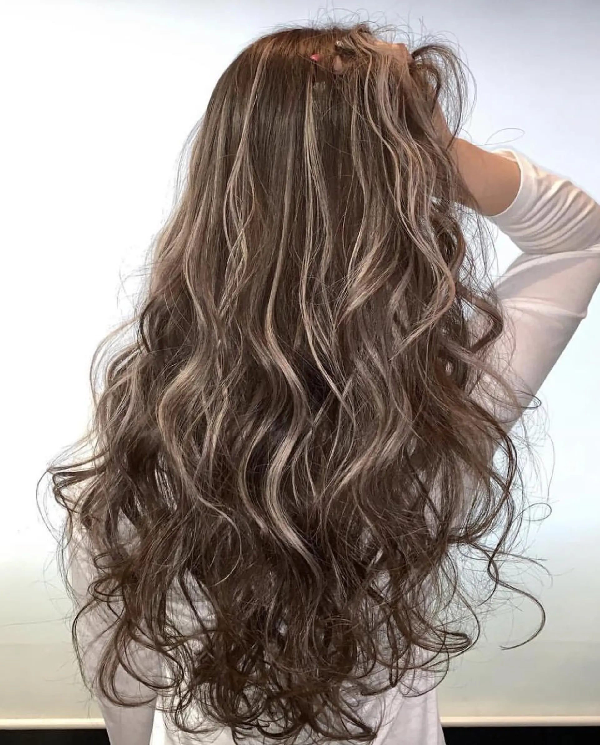 ロング カラー カット エクステ 韓国カラー/エクステ carryのヘアスタイル