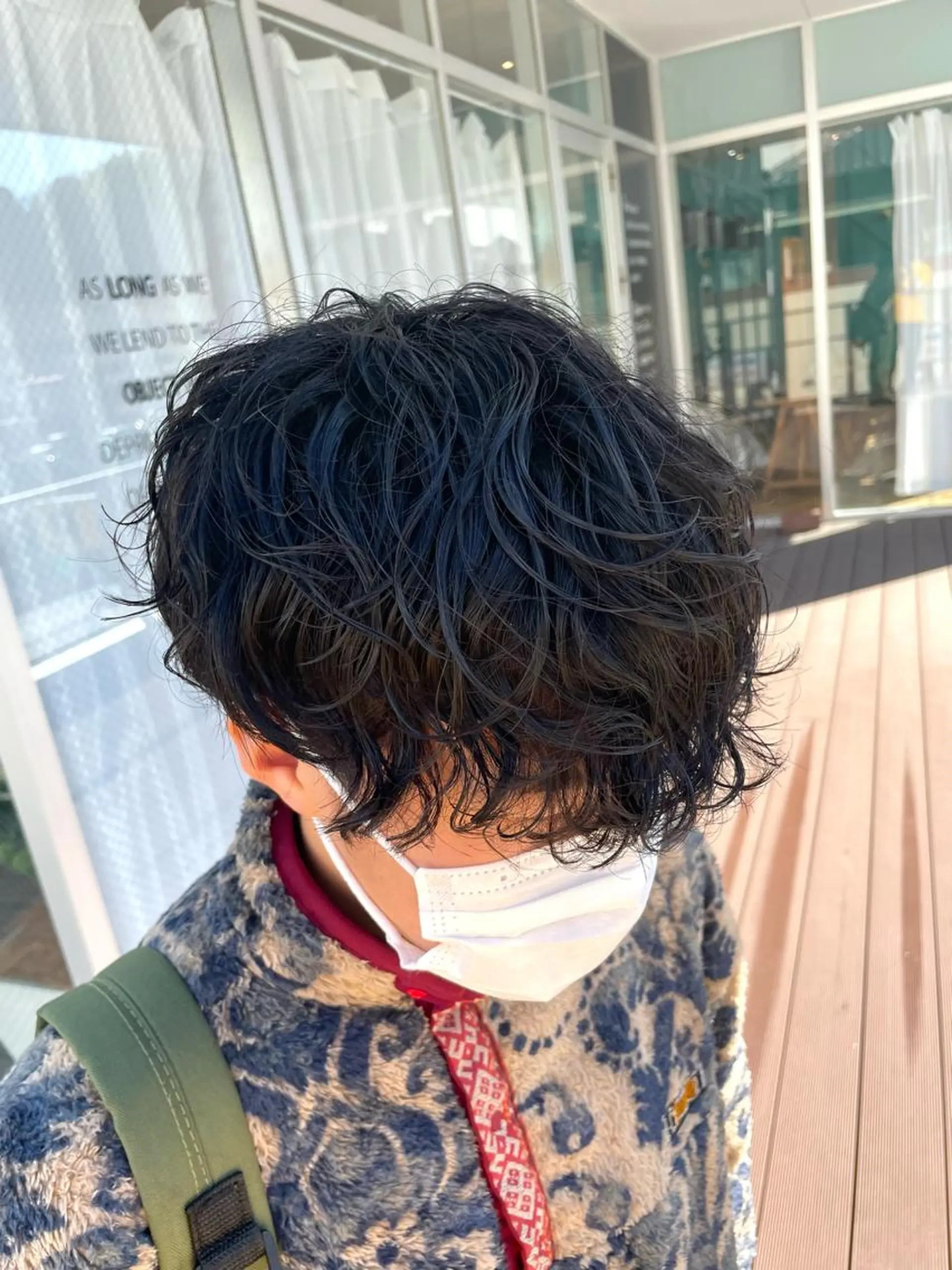 パーマ メンズ 🌈艶カラー× メンズパーマ永埜🌈のヘアスタイル