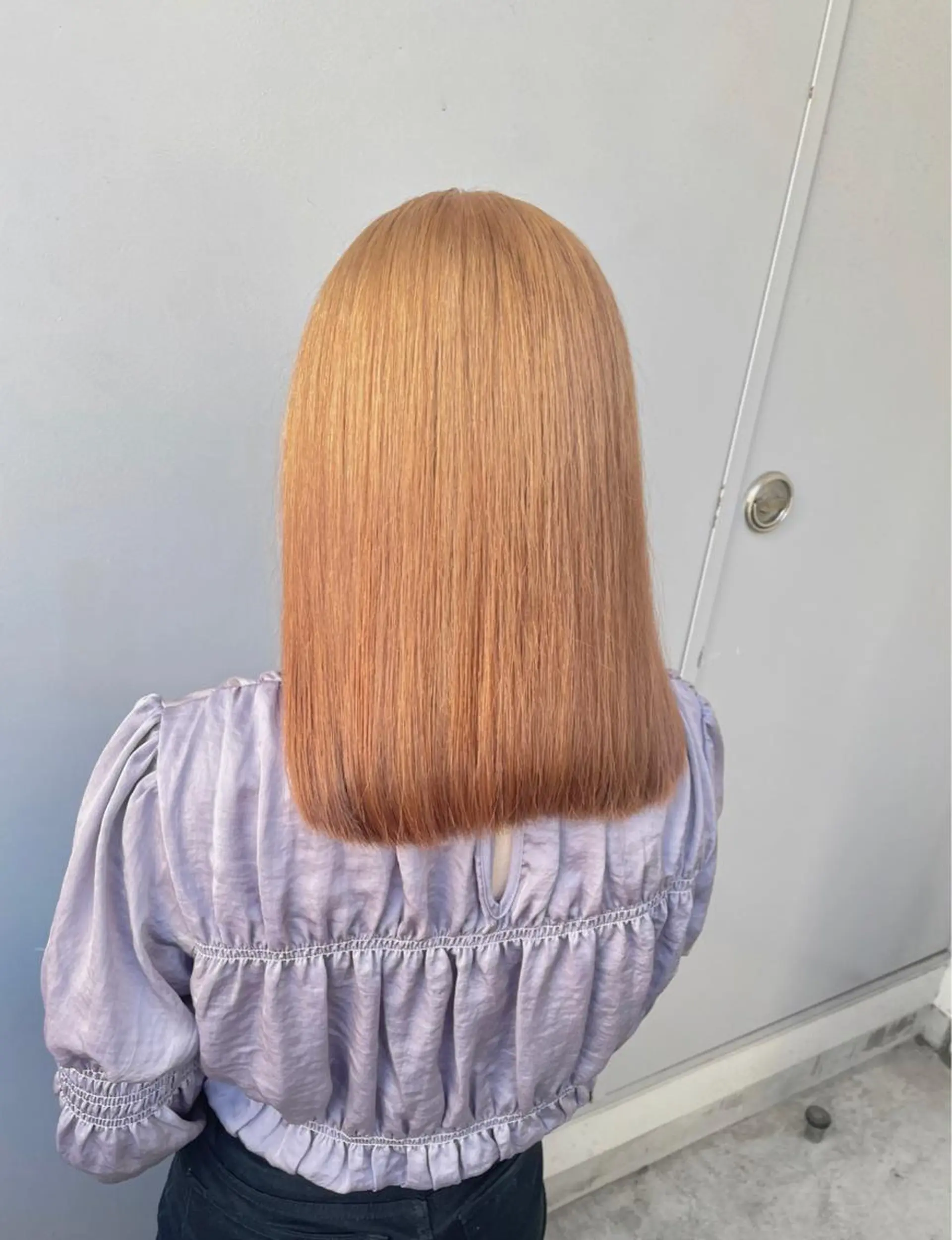 ミディアム カラー ベージュカラー💖 やすひろのヘアスタイル