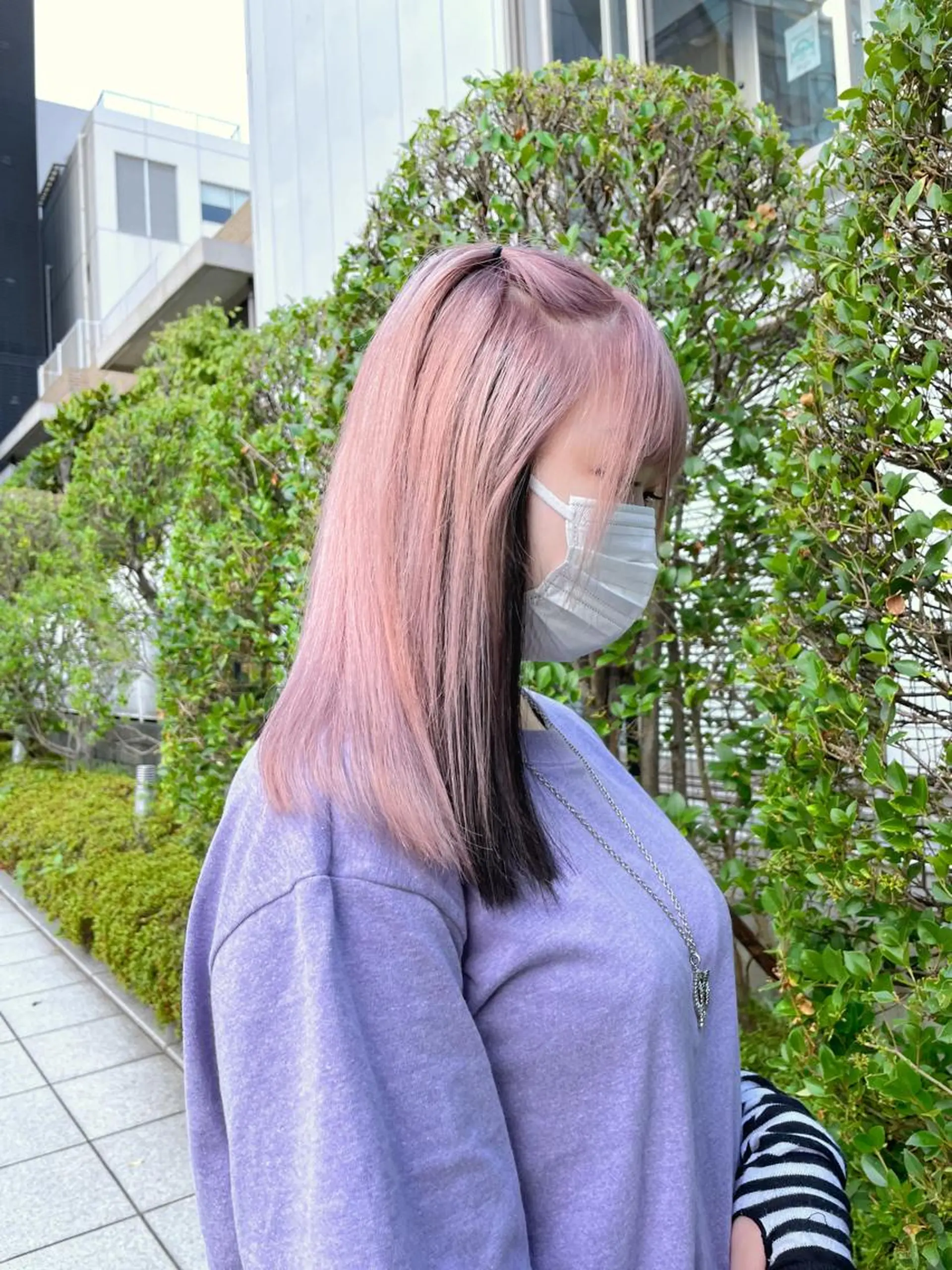 セミロング カラー ヘアアレンジ 💕ブリーチ/ヘアメ 🎀YUUKAのヘアスタイル
