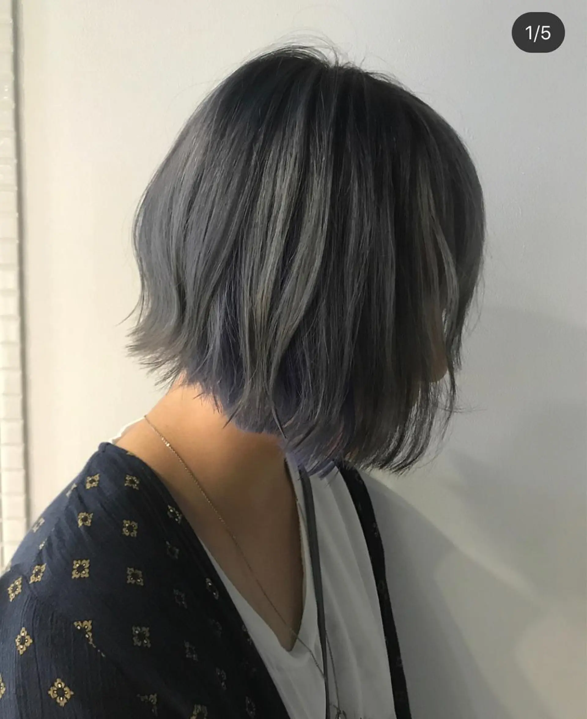 ショート カラー ブリーチ シルバー 松戸　kiju オーナースタイリストのヘアスタイル