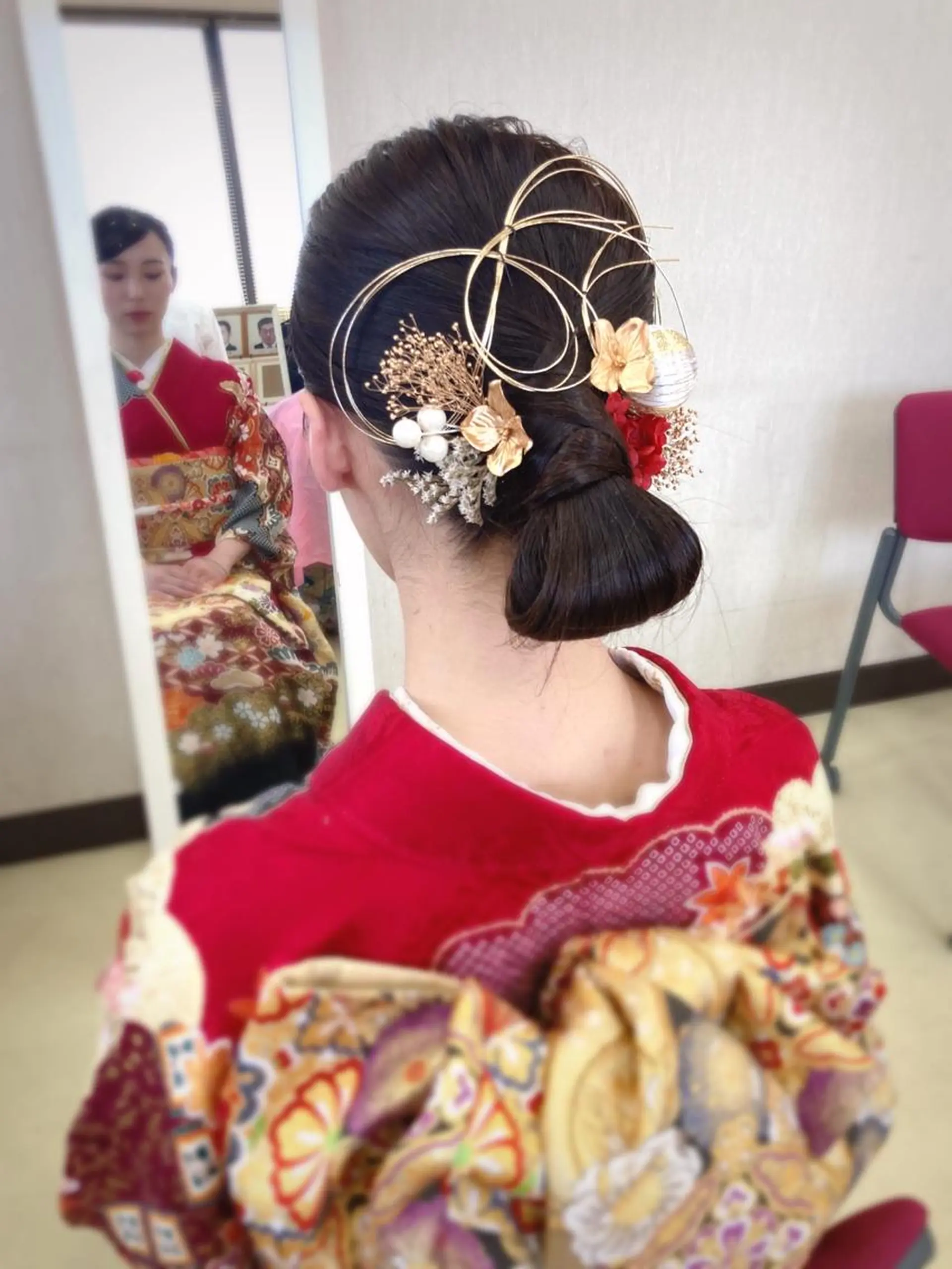 ロング ヘアセット 中野 紹江のヘアスタイル