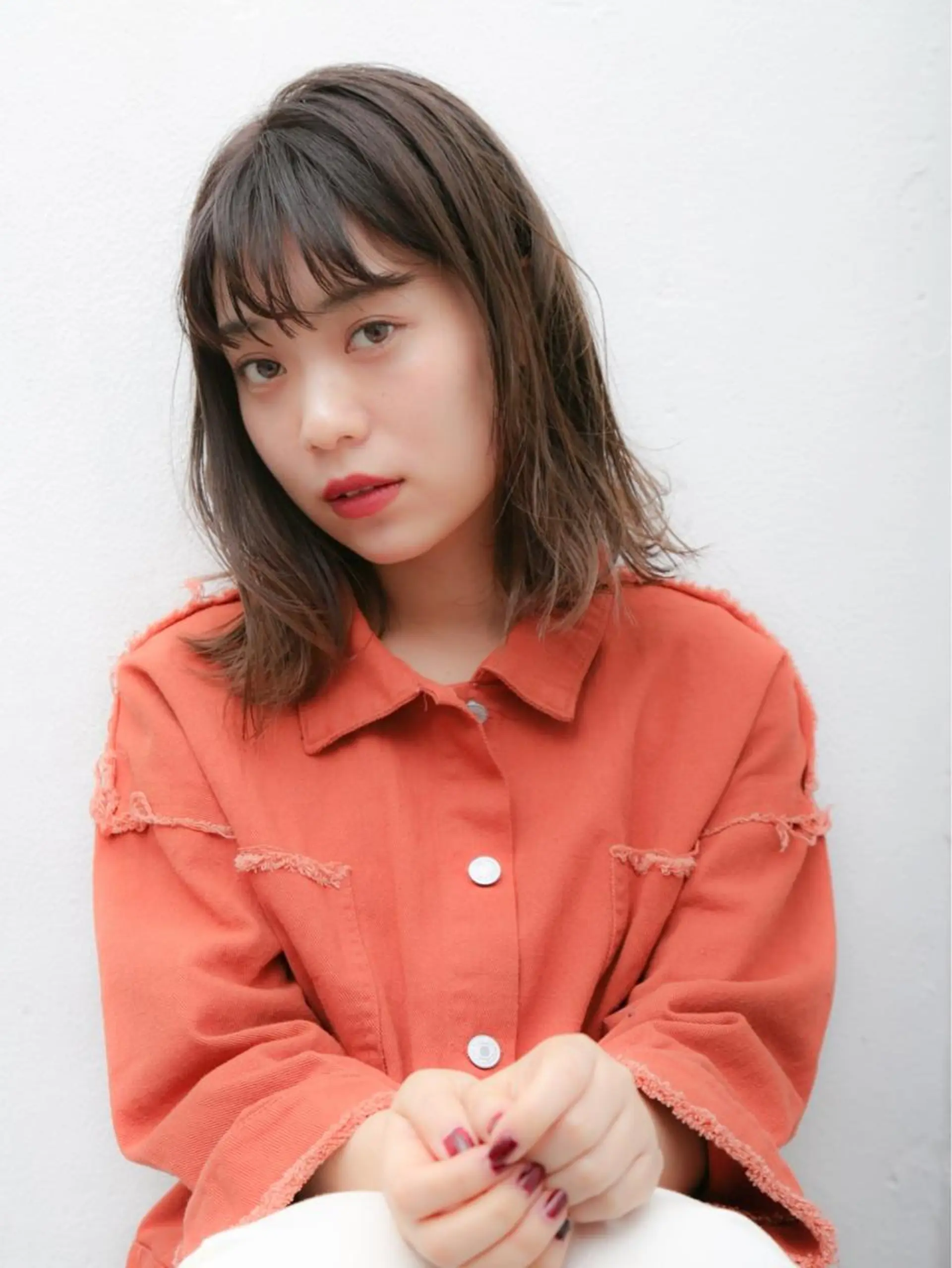 ミディアム カラー 高橋友里亜 /フリーランスのヘアスタイル