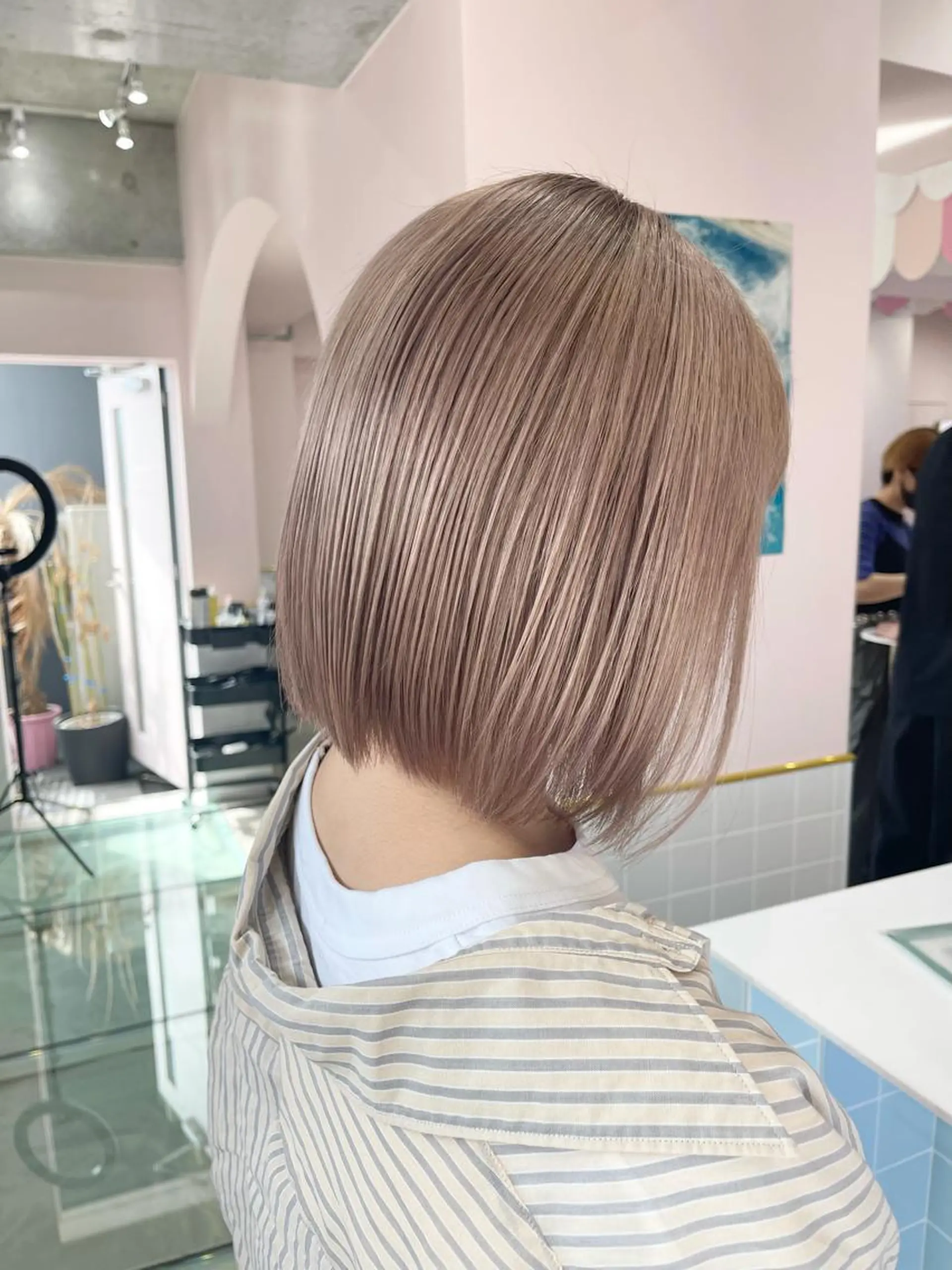 ショート ヘアカラー トリートメント tuki yokohama所属・店長 小池アキトのヘアスタイル