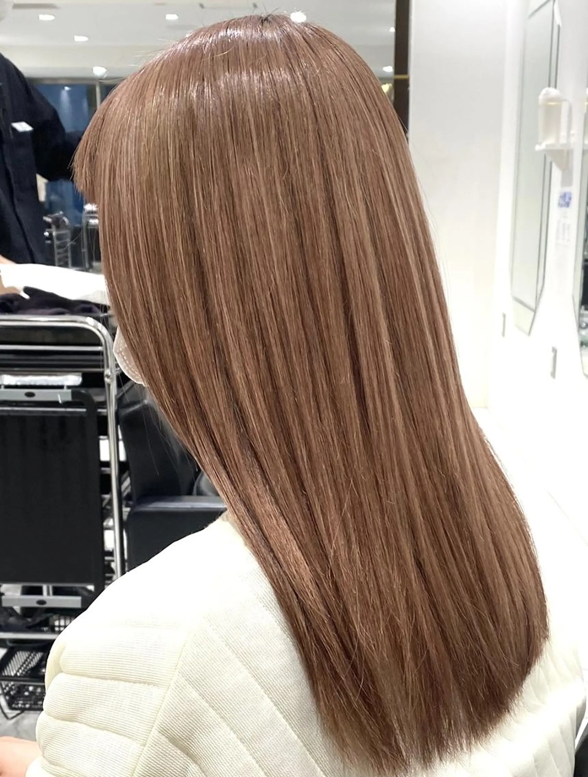 カラー セミロング 銀座店長🌟 片山雄太のヘアスタイル