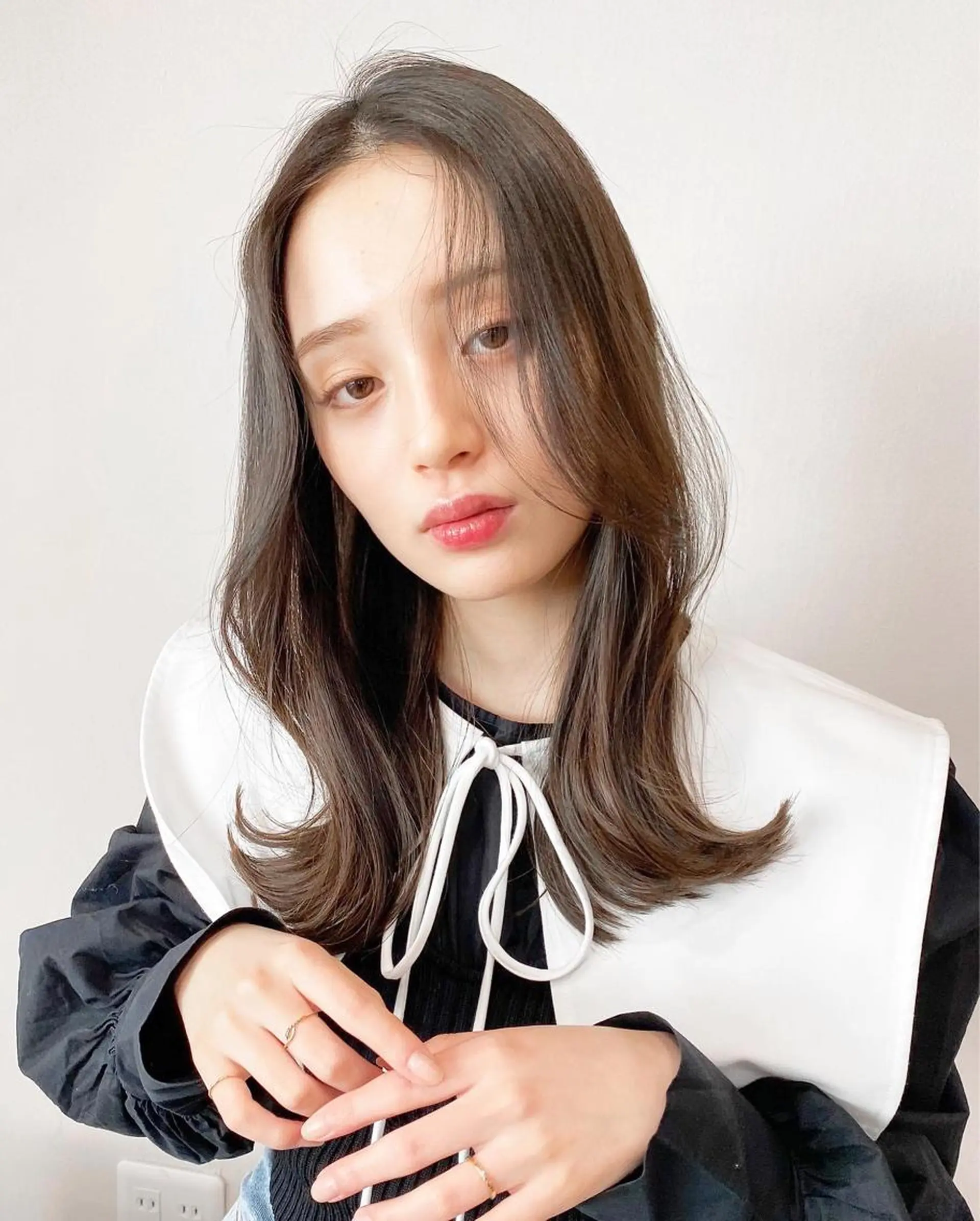 ミディアム カラー カット ヘアカラー トリートメント kohana 🎀韓国ヘア🎀🤍のヘアスタイル