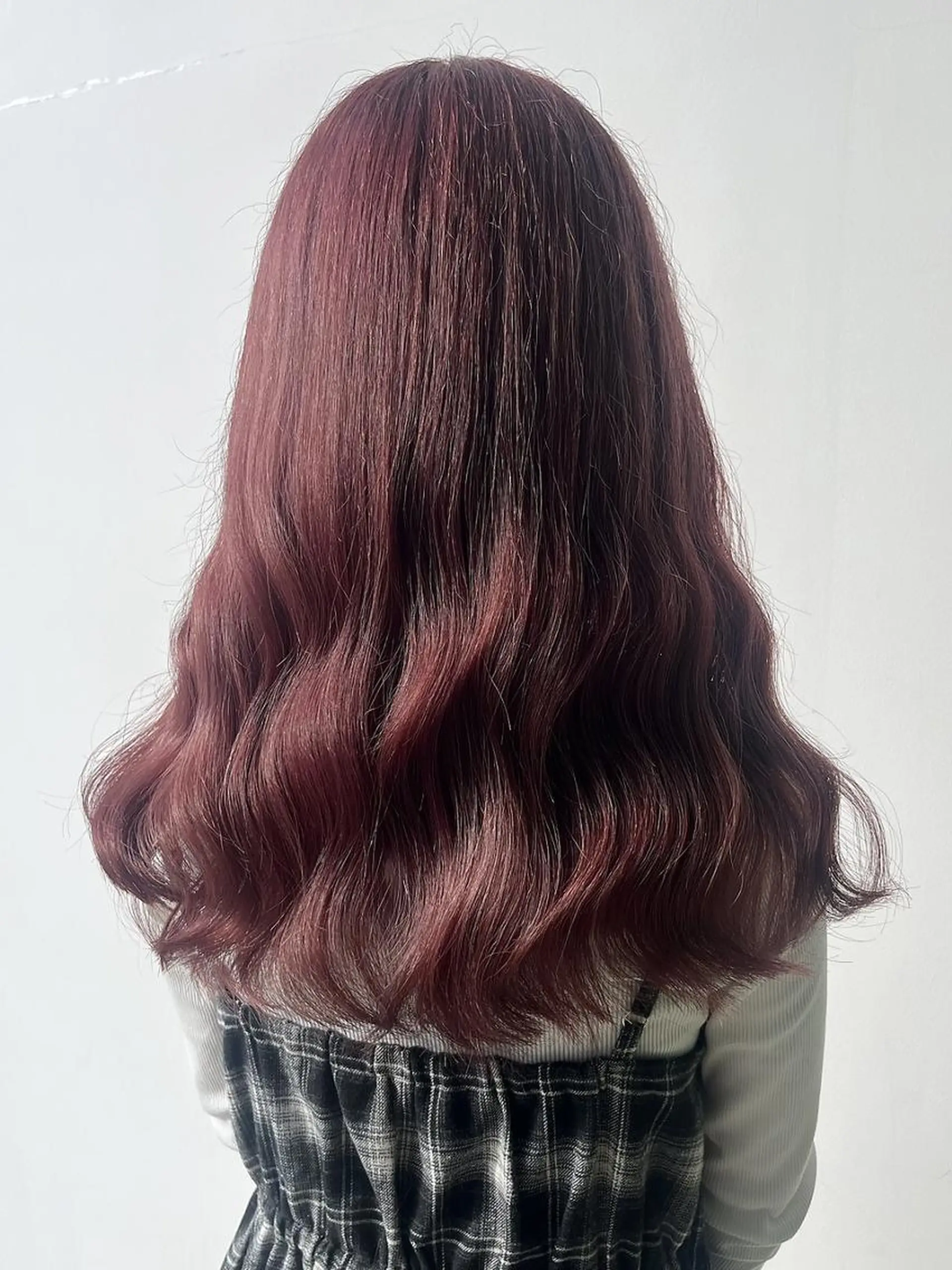 セミロング カット ヘアカラー momoca/松本/ 暖色カラー/ボブのヘアスタイル