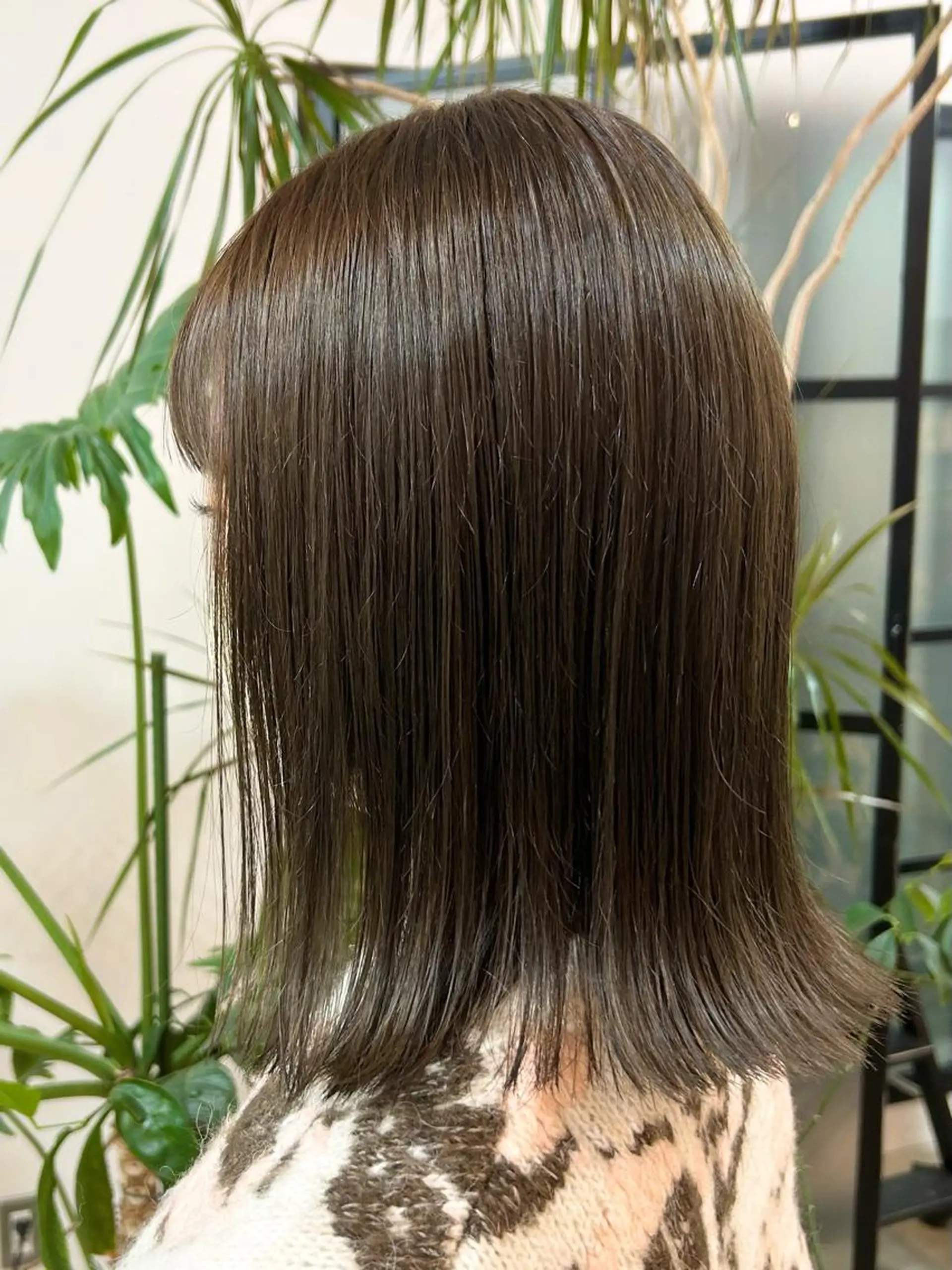 ミディアム 阪口 依美奈のヘアスタイル