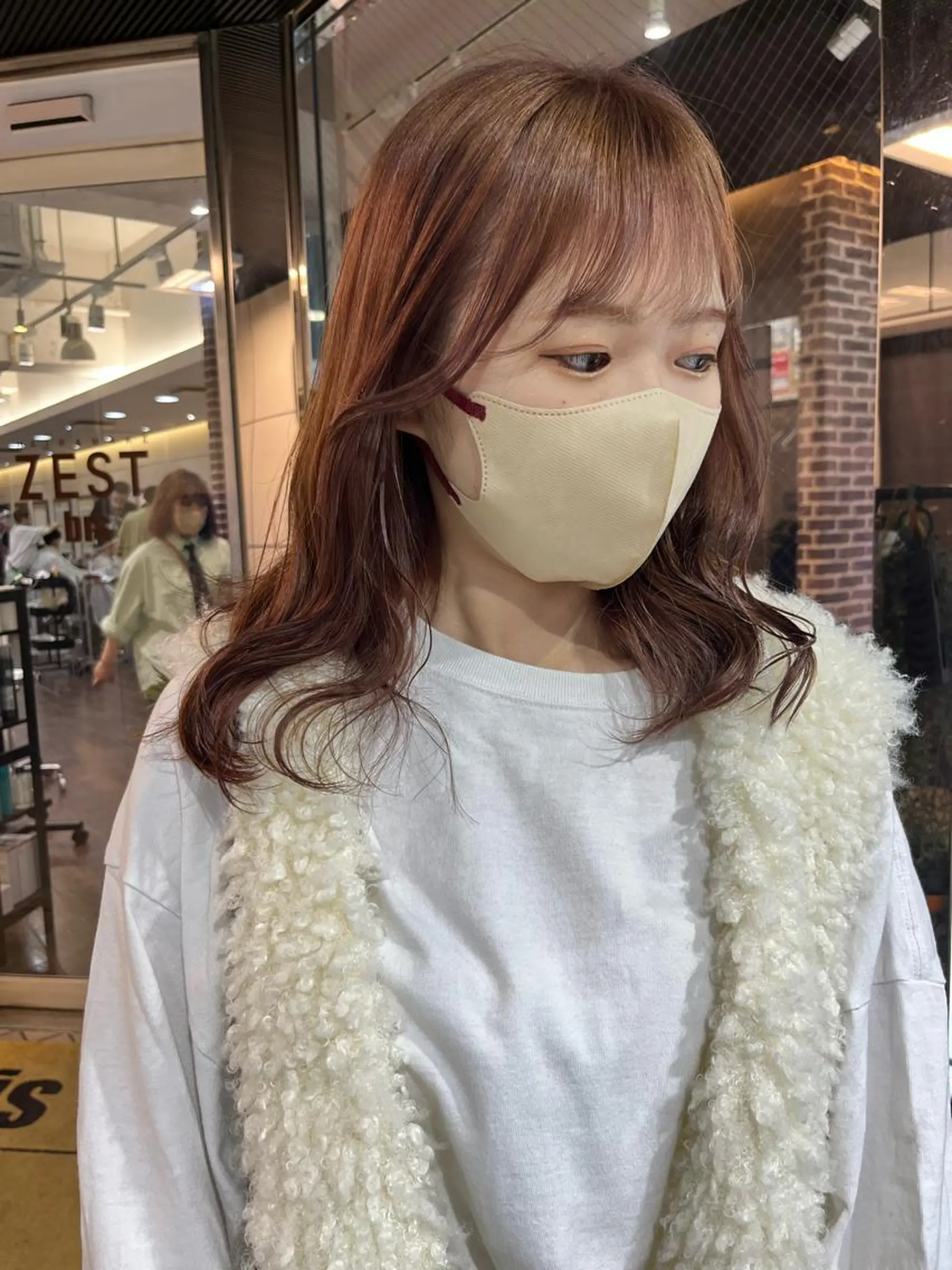 セミロング 韓国風カラー 学生 髪質改善 韓国風ヘア トリートメント メンズスタイル Hitomi🐶のヘアスタイル