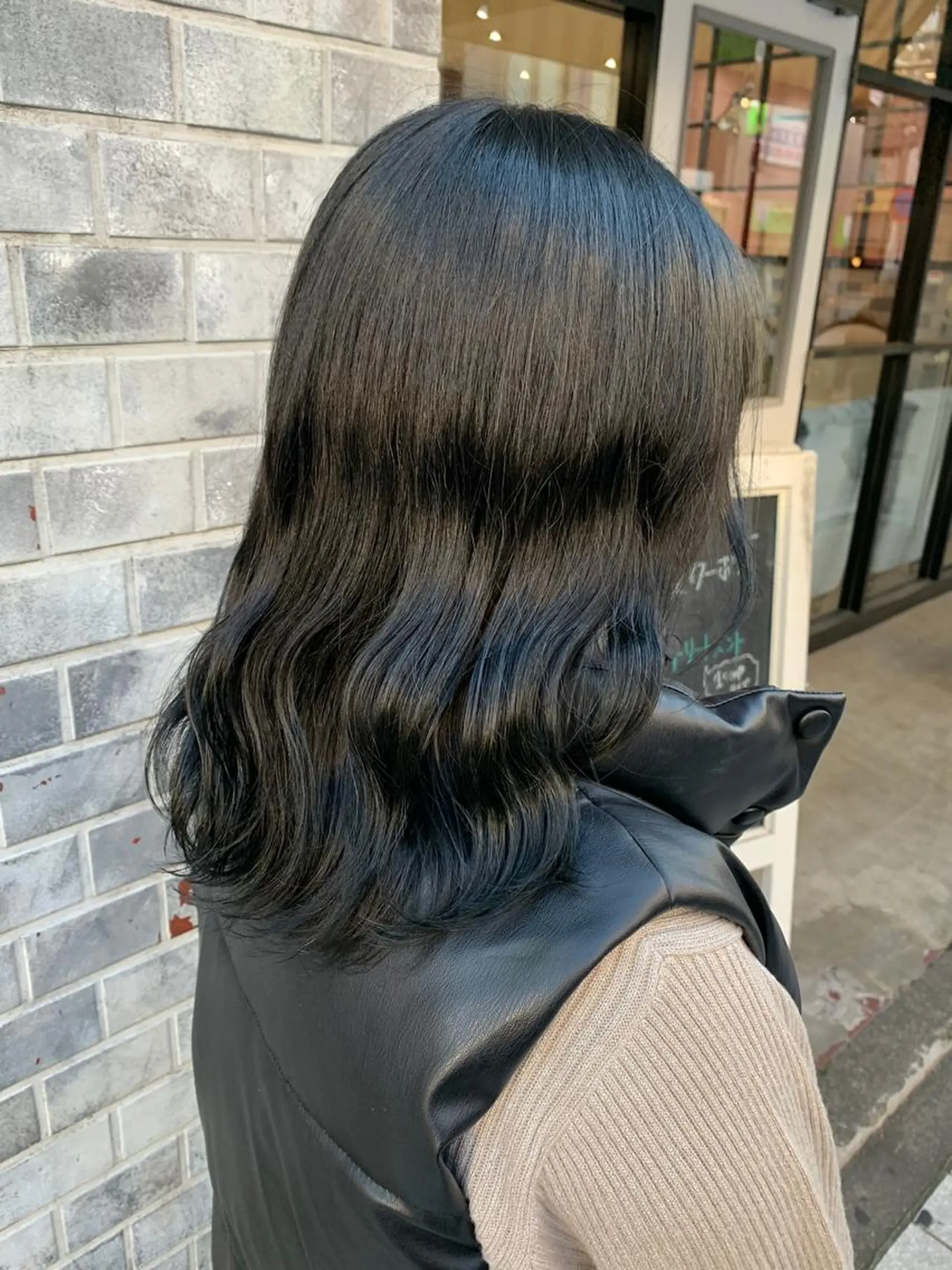 セミロング カラー 縮毛矯正/韓国ヘア /ブリーチ/ヒロのヘアスタイル