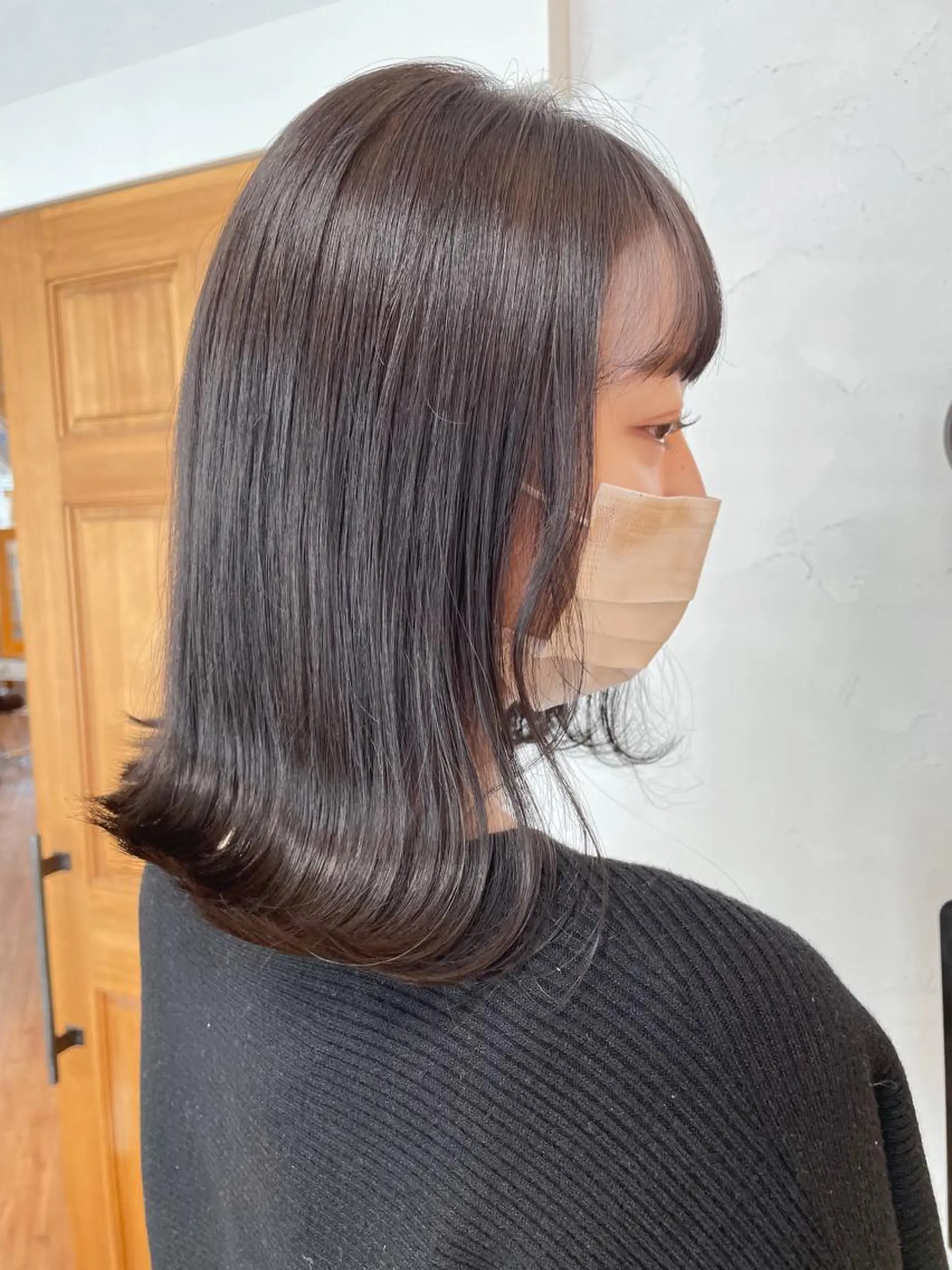 ミディアム カラー hair salon Ranun髪質改善のヘアスタイル