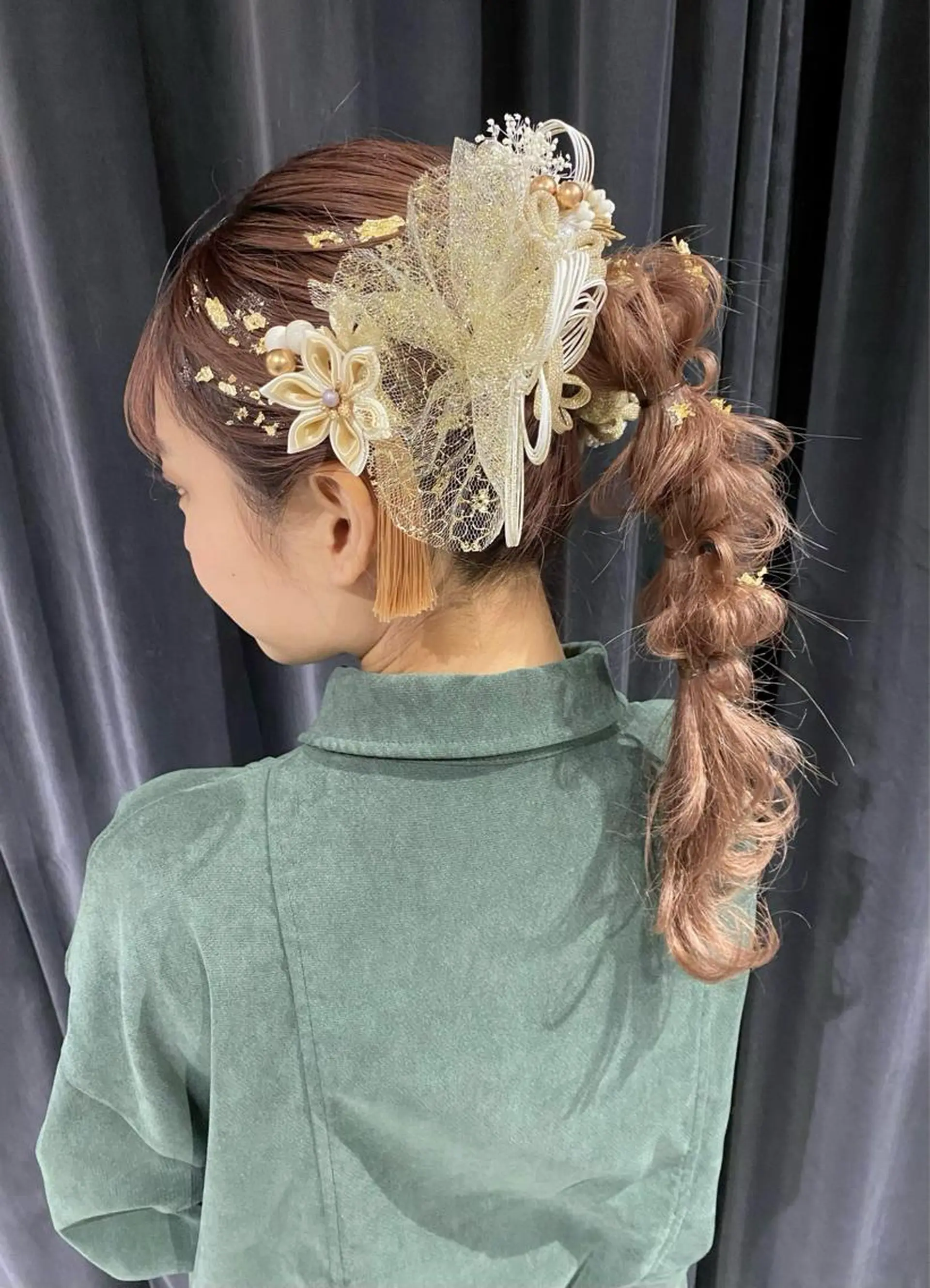 ロング ヘアアレンジ セットサロン      ラフテル所属・大阪/ヘアアレンジ /似合わせset💐のヘアスタイル