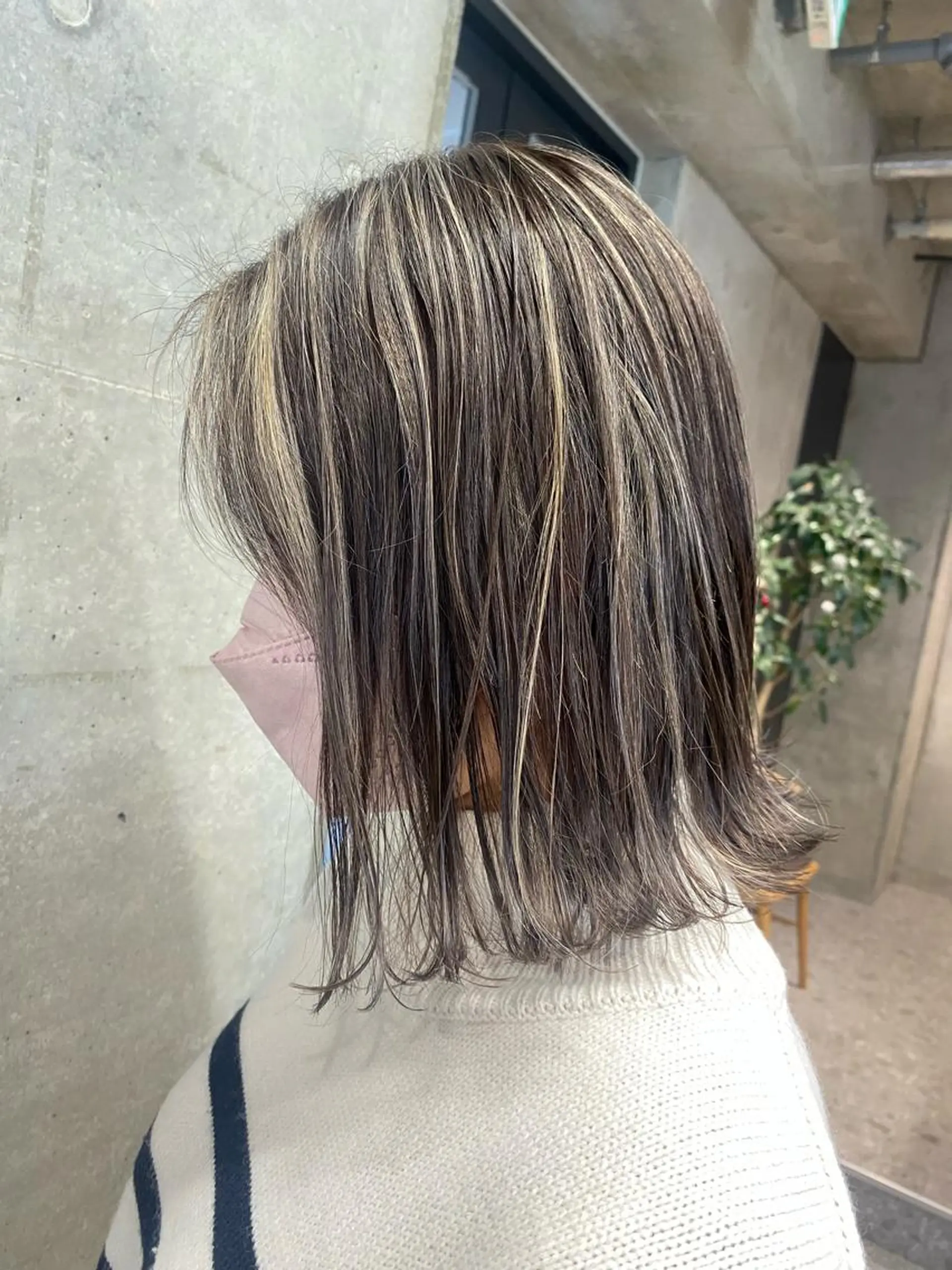 カラー ﾃﾞｻﾞｲﾝｶﾗｰ 🤍ｼﾉﾌﾞ🤍のヘアスタイル