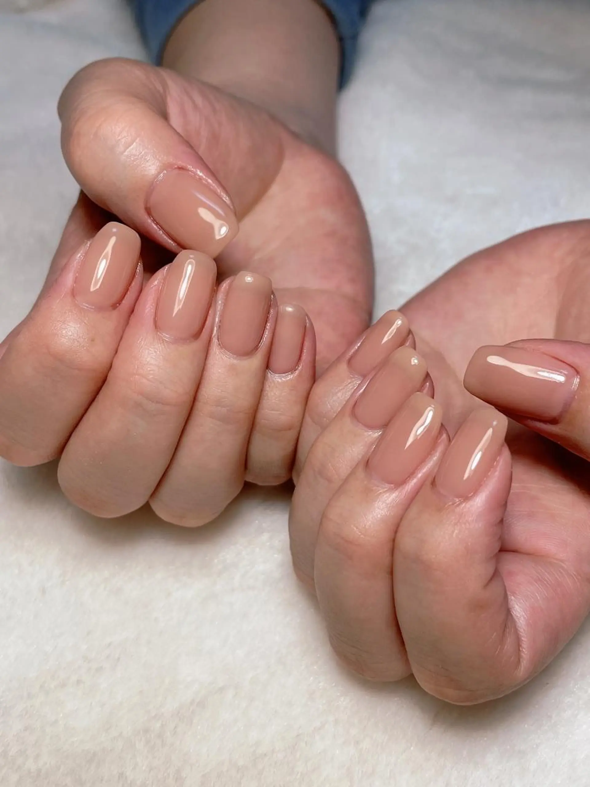 ネイル ワンカラーネイル ハンドネイル kipinail 川﨑えりかのネイルデザイン