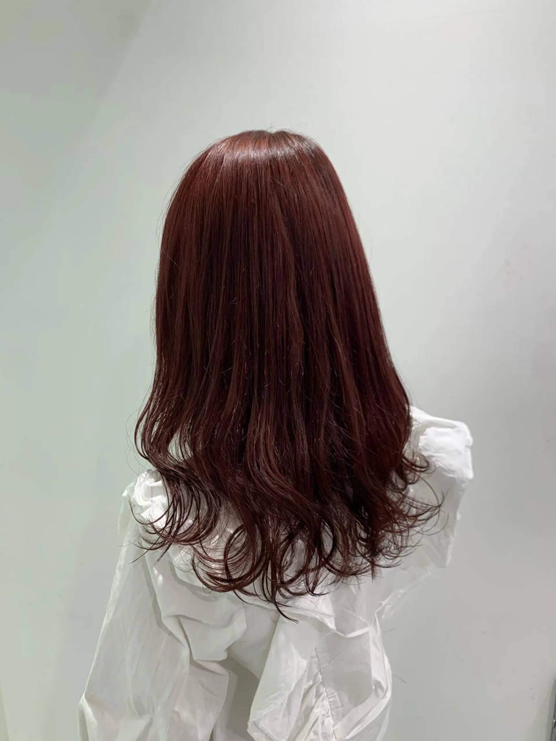 ミディアム ヘアカラー ヘッドスパ ヘアセット I S所属・🌿透明感カラー‪ 縮毛矯正✨かずきのヘアスタイル