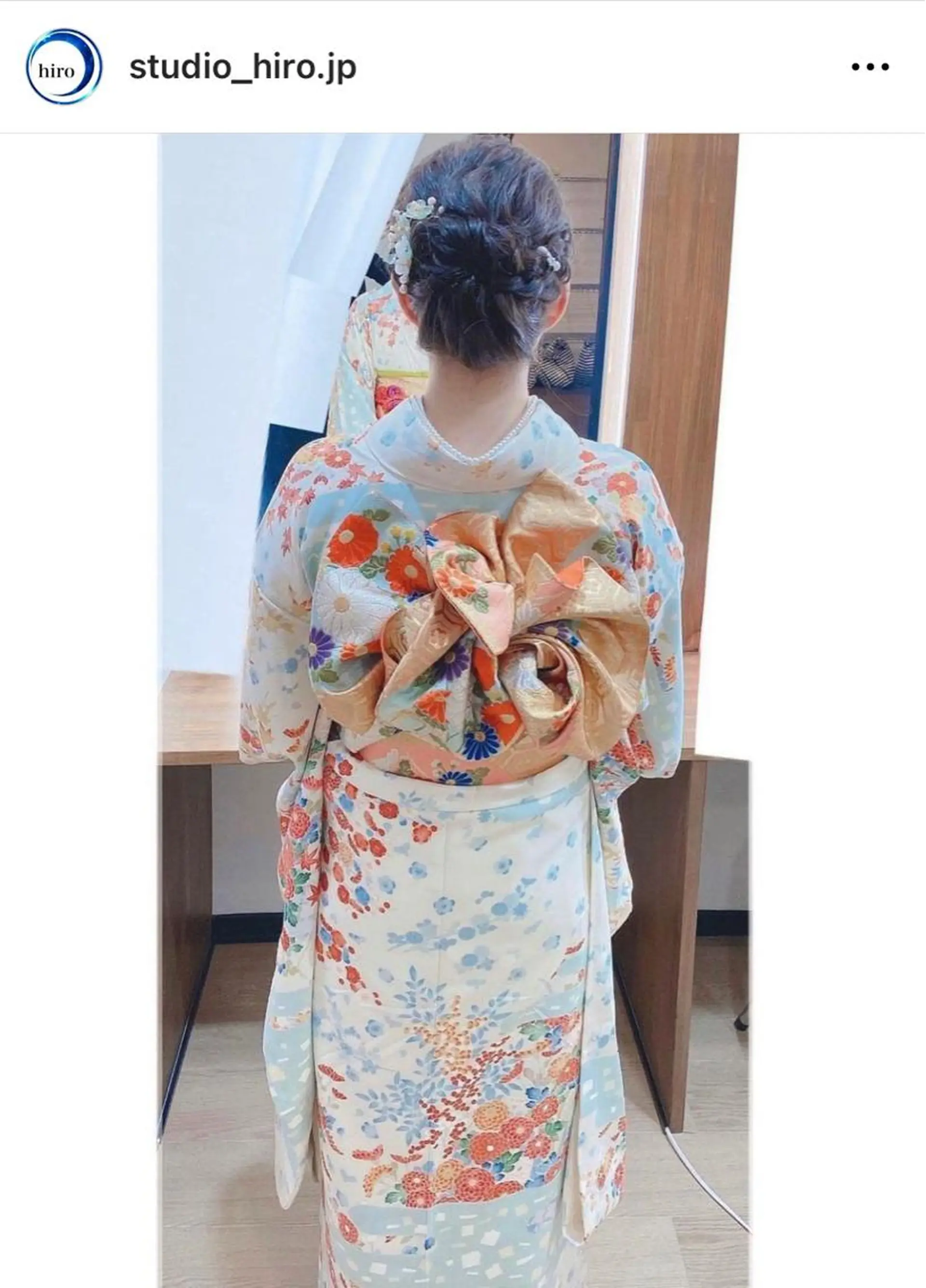 セミロング 京都.祇園セットサロン:スタジオ ヒロ【Studio hiro】所属・ヒロ(hiro) •スタジオヒロのヘアスタイル