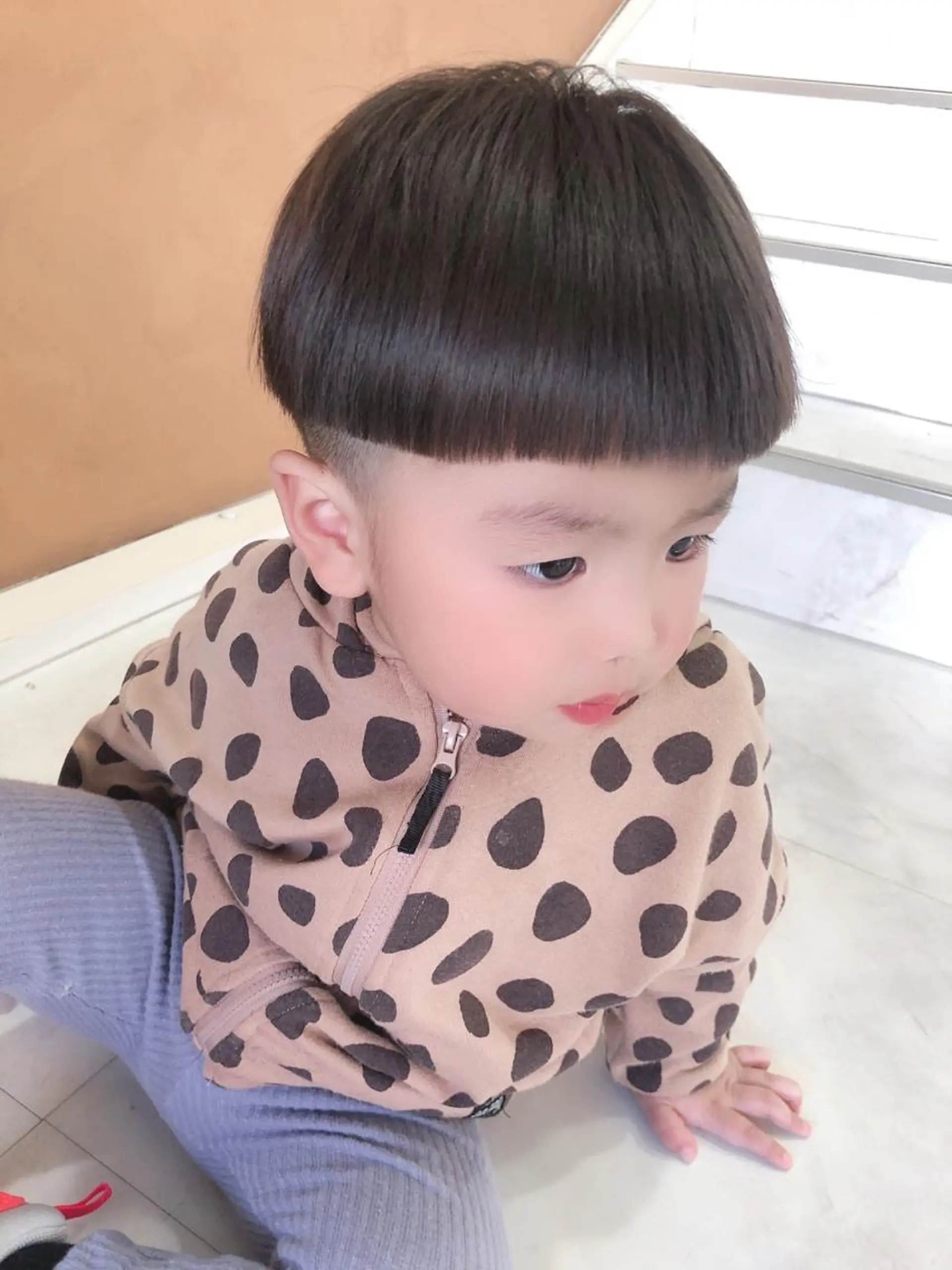 ショート キッズ 西 めぐみのヘアスタイル