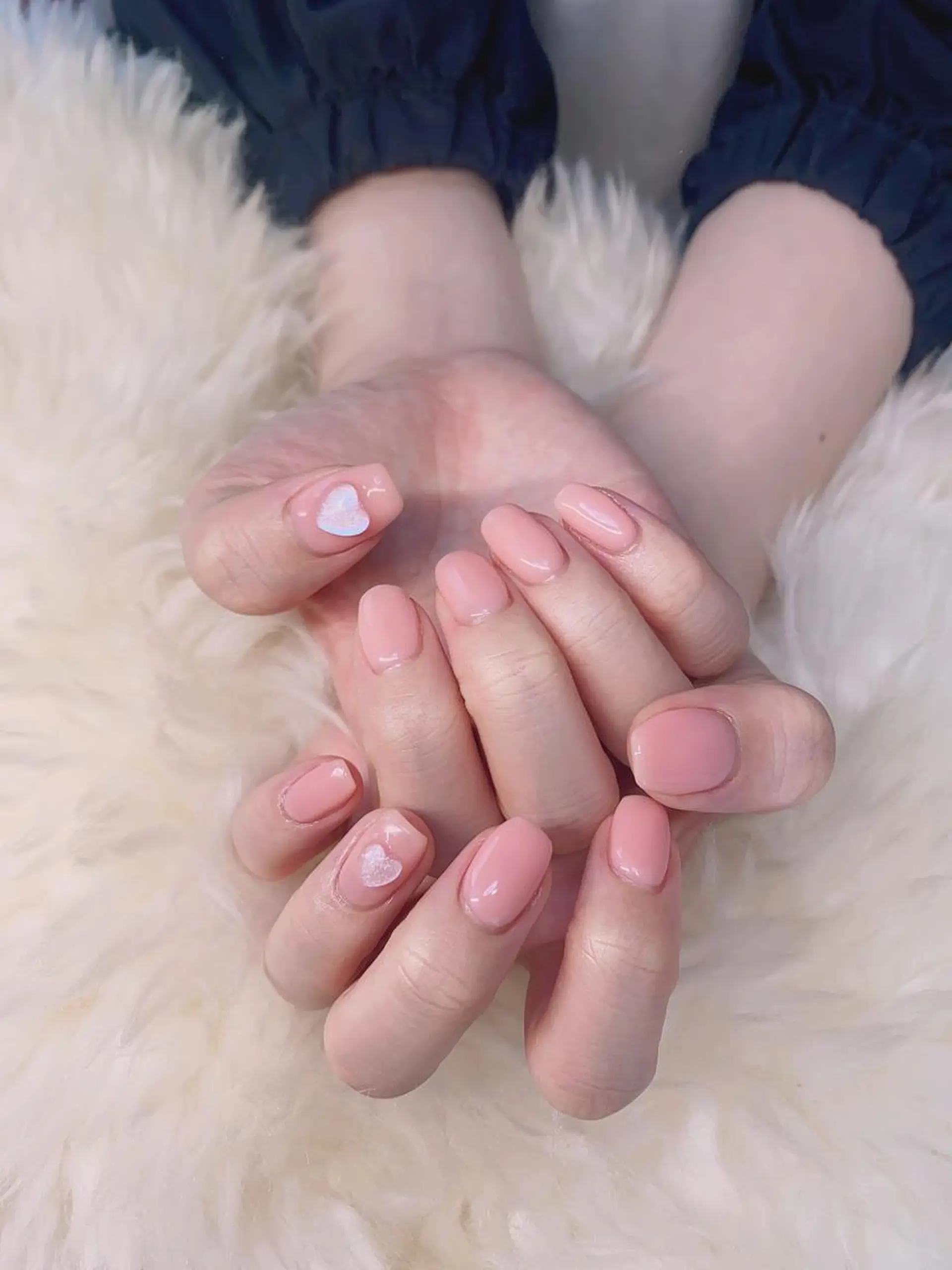ミディアム ハンドネイル ハンドケア 💜MIYA nail川崎店のネイルデザイン