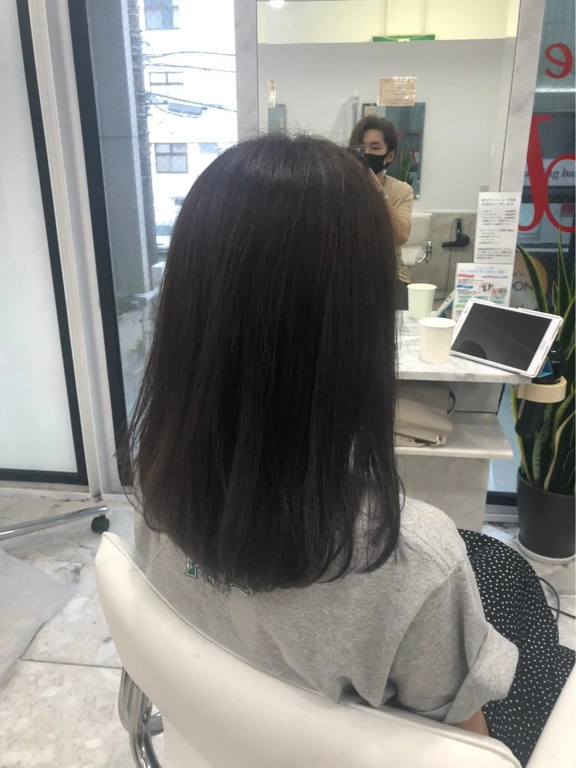 セミロング カラー カラー特化サロン ピリナ相武台前のヘアスタイル