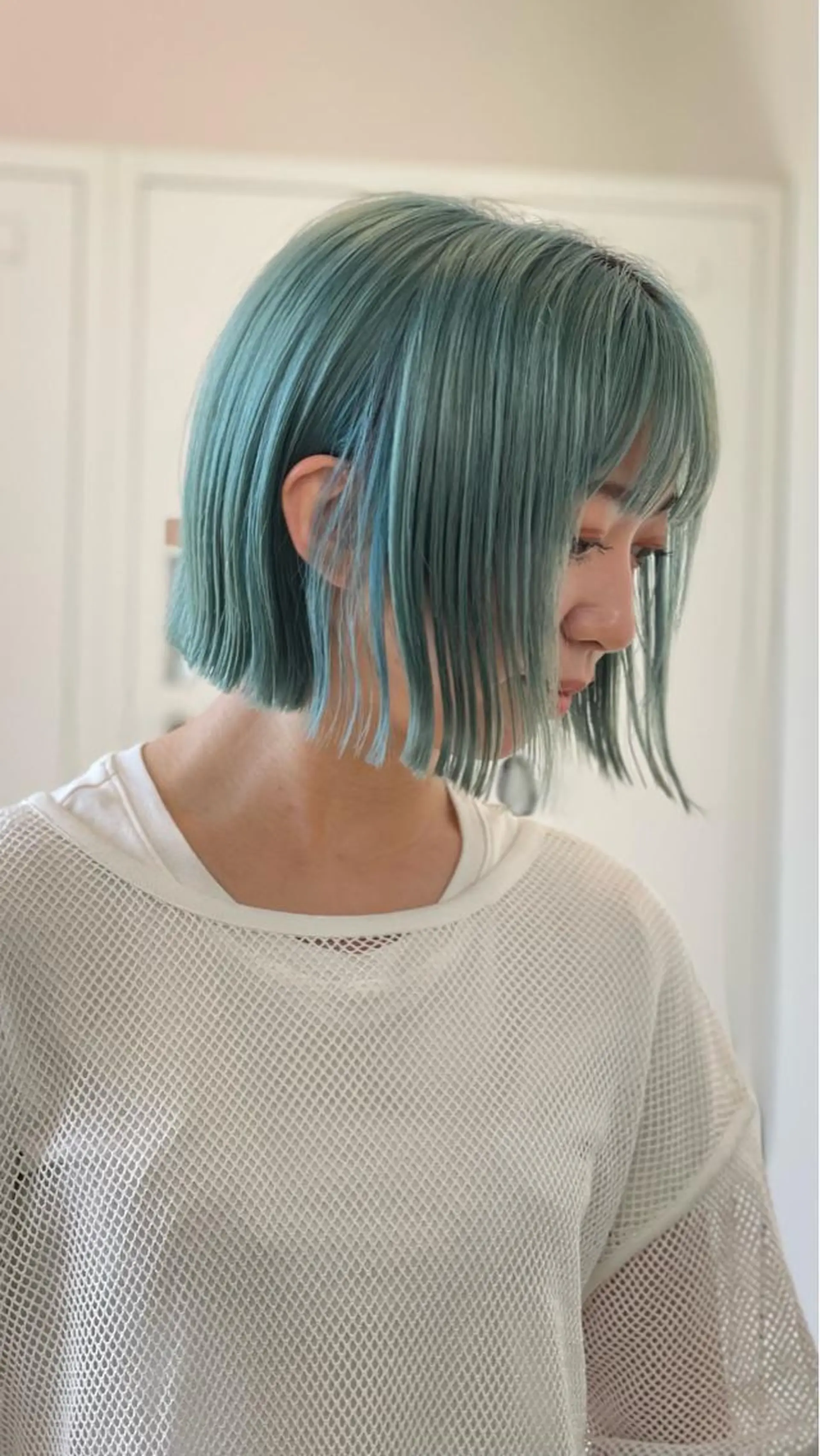 ショート 切りっぱなしボブ ボブ Hirose Ryoのヘアスタイル