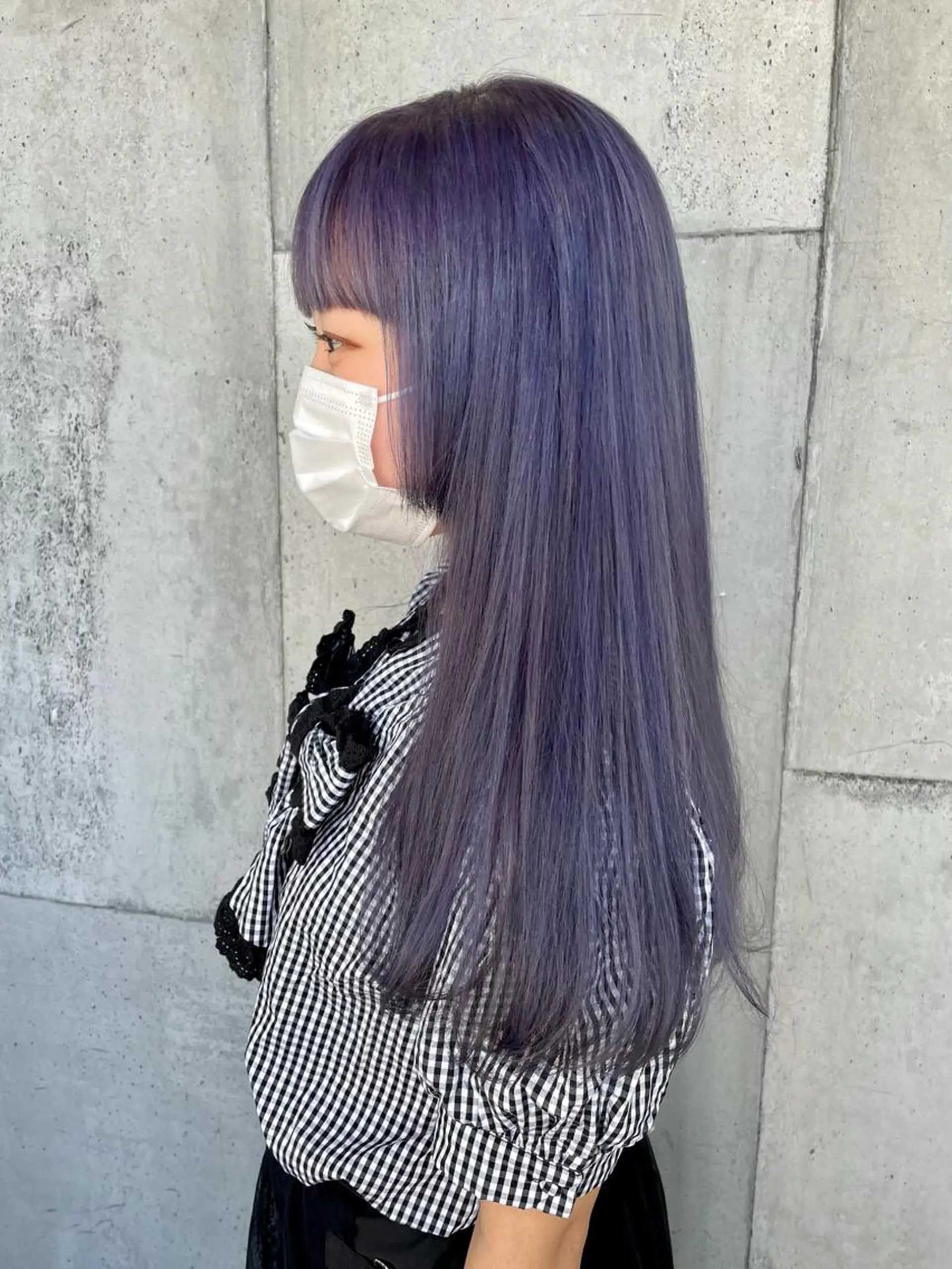 ロング 大内 志穂のヘアスタイル