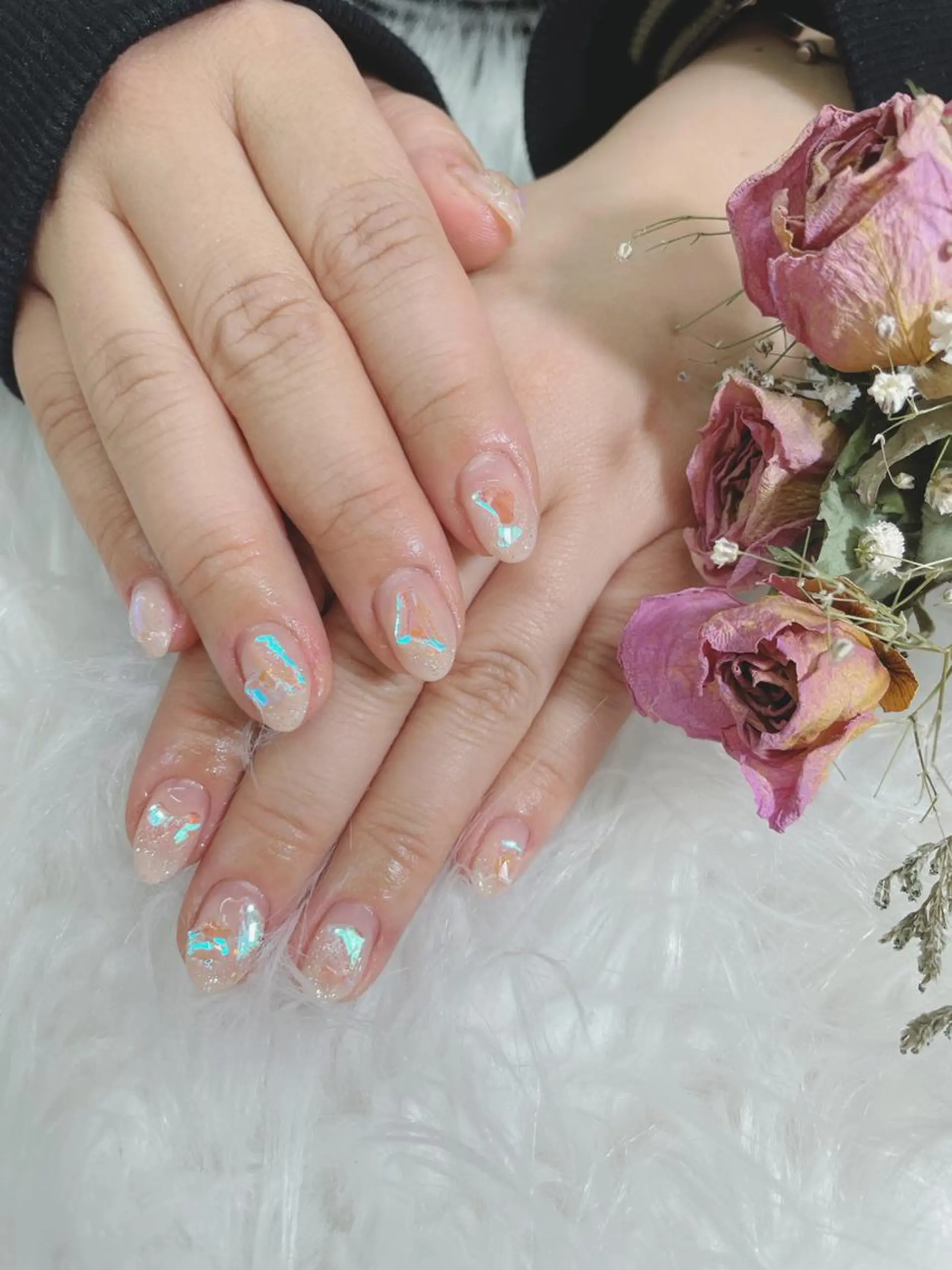 ネイル 🦋ネイルサロン ブラン🌈ゆりのネイルデザイン