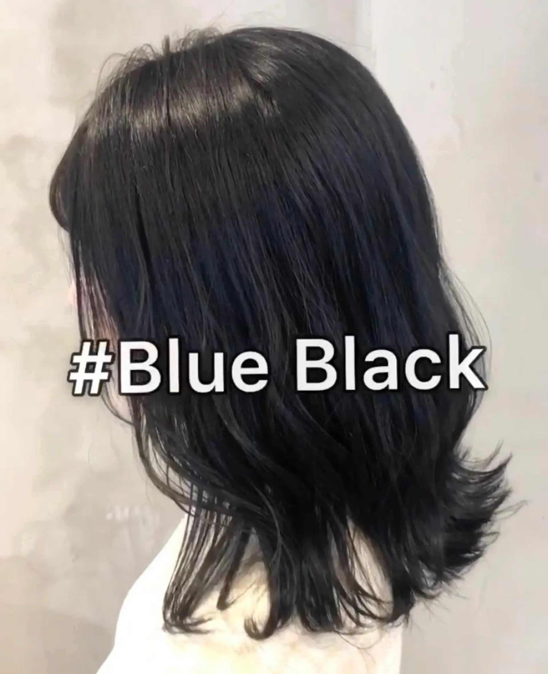 ショート カラー パーマ ヘアアレンジ 黒髪 ブルーカラー ブルーブラック カット ヘアカラー トリートメント 顔周りcut・ご相談 ＝新宿しずく🇰🇷のヘアスタイル