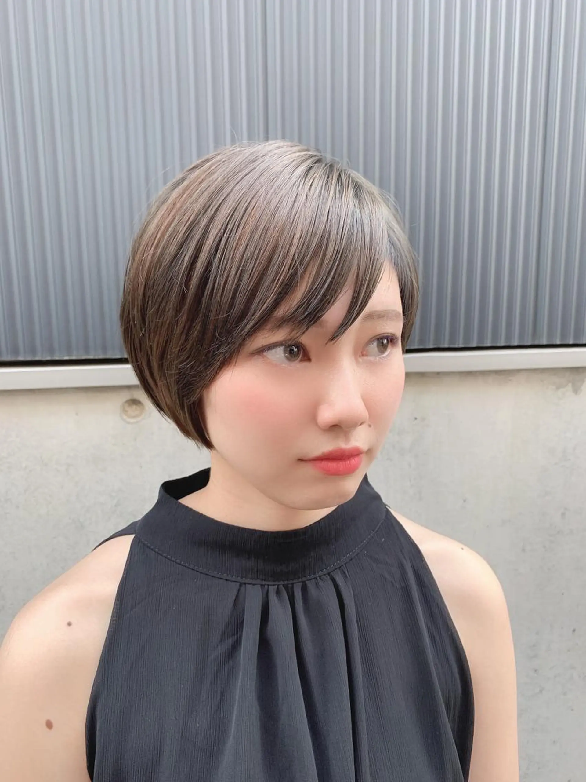 ショート コテ巻きパーマ/韓国 パーマ/佐野のヘアスタイル