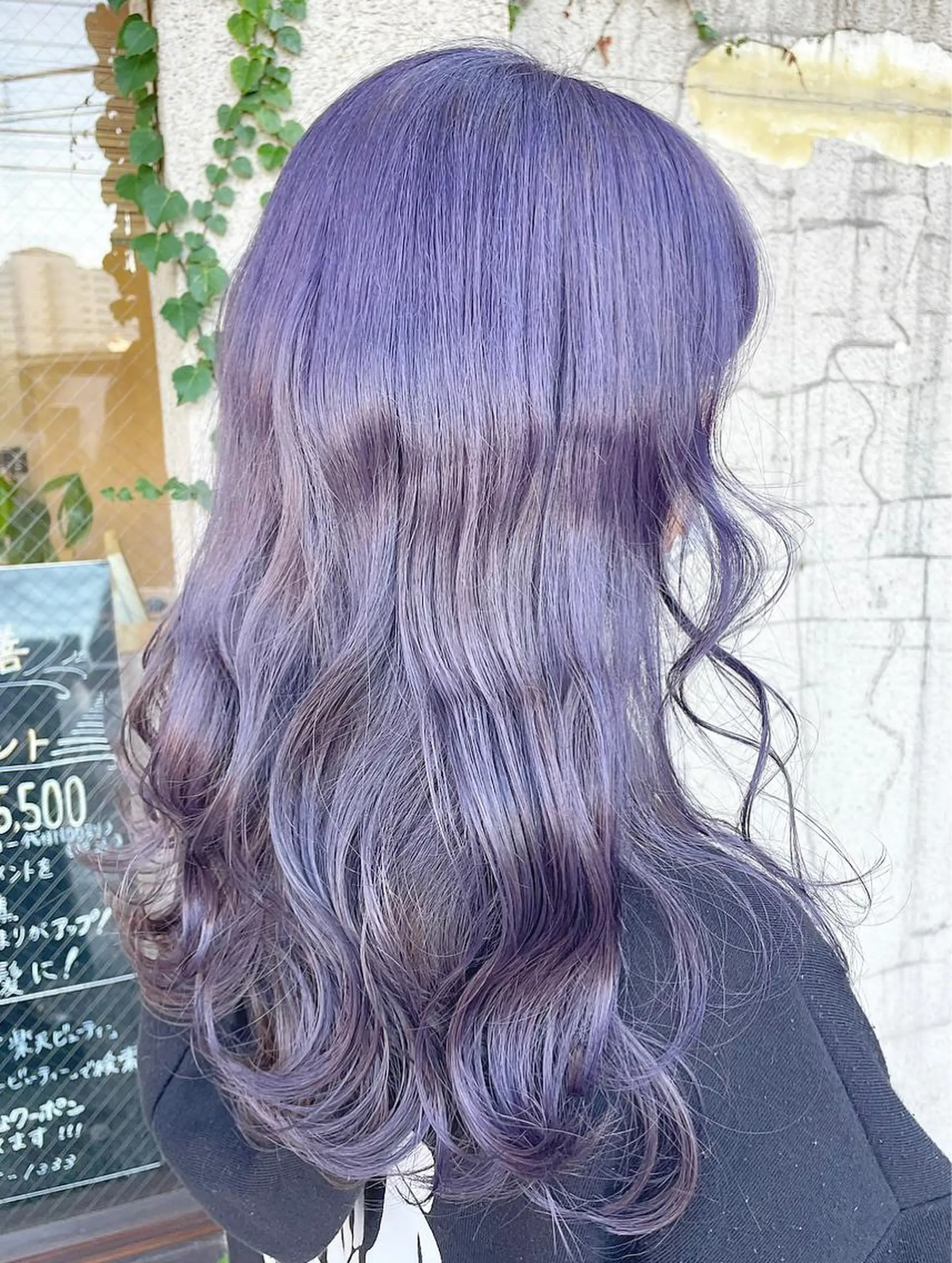 カラー ラベンダーカラー 小濵 美月のヘアスタイル