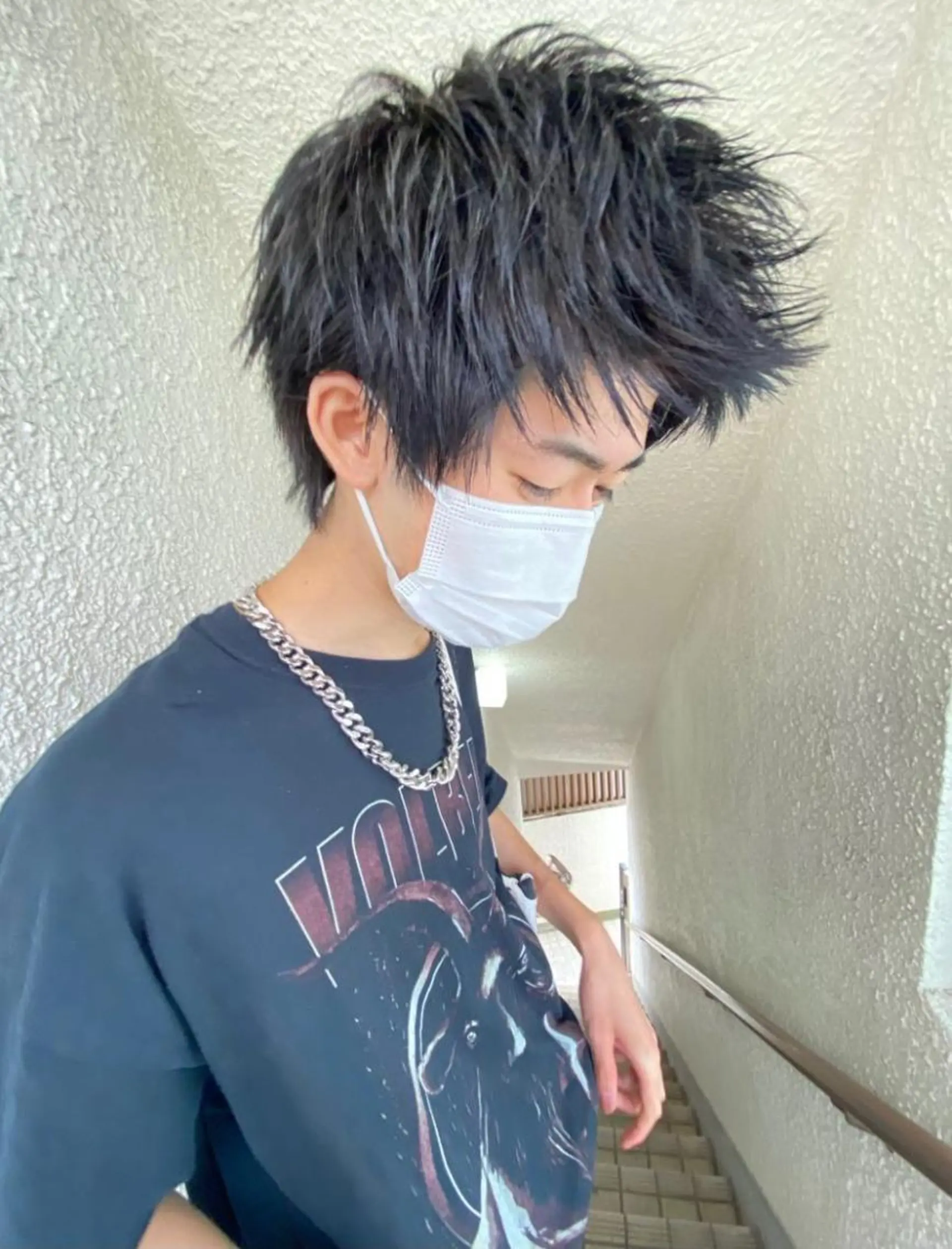 ショート カラー ヘアアレンジ メンズ niconail 千歳烏山店所属・niconail 🧣ayu 📍烏山のネイルデザイン