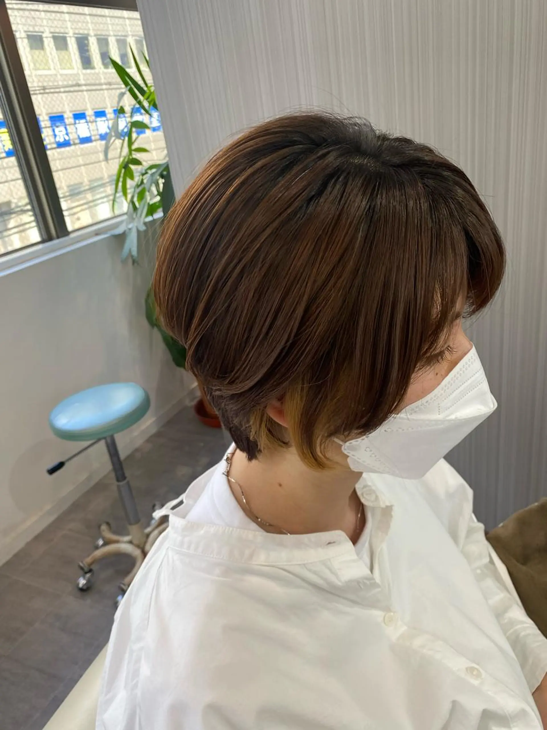 ショート hair make huit8所属・ハイライト&ブリーチ 💇🏼‍♀MAHOのヘアスタイル