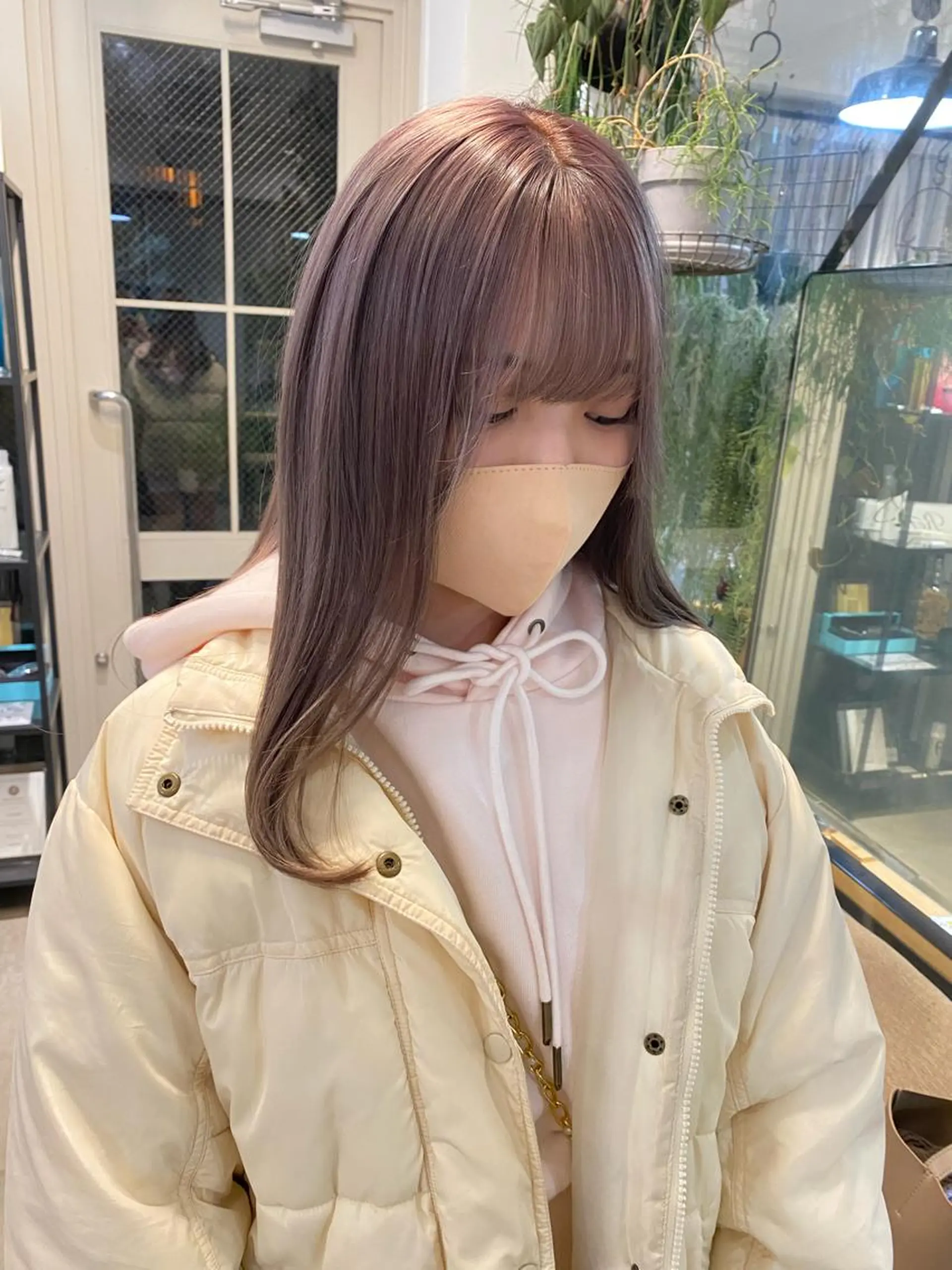 ロング カラー ブリーチ 縮毛矯正/カラー ✨️Mariamuのヘアスタイル