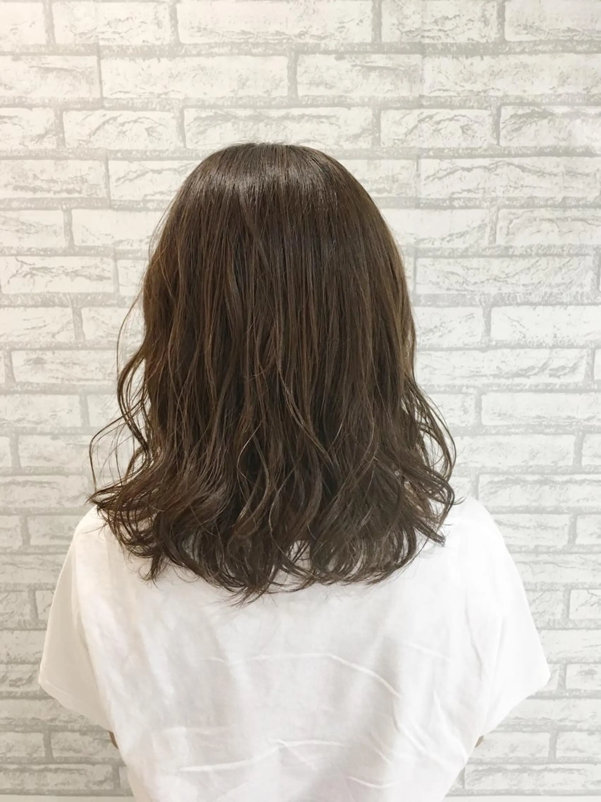 ミディアム カット ヘアカラー NYNY四條畷店 森　亮人のヘアスタイル