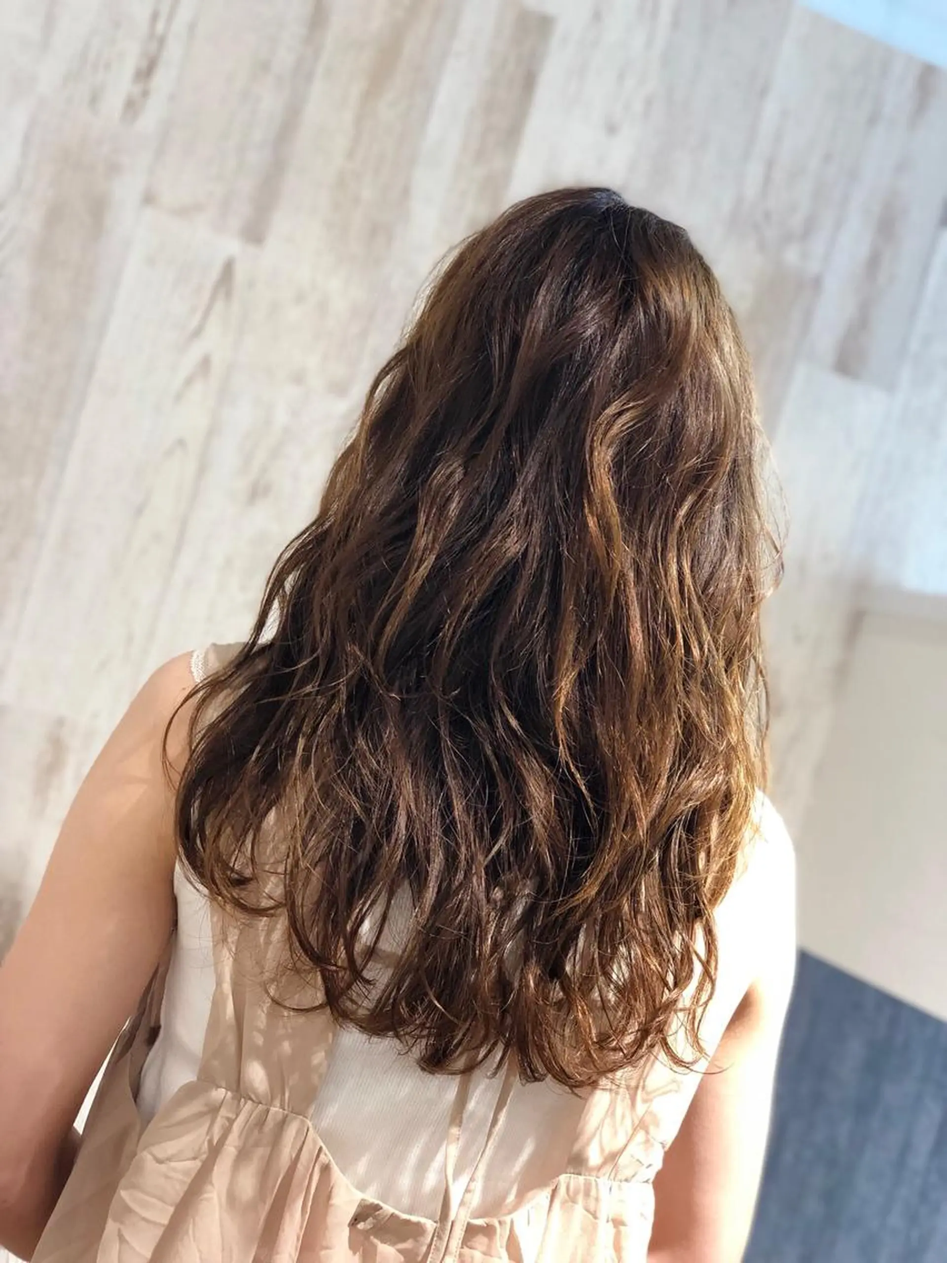 セミロング 大場 優のヘアスタイル