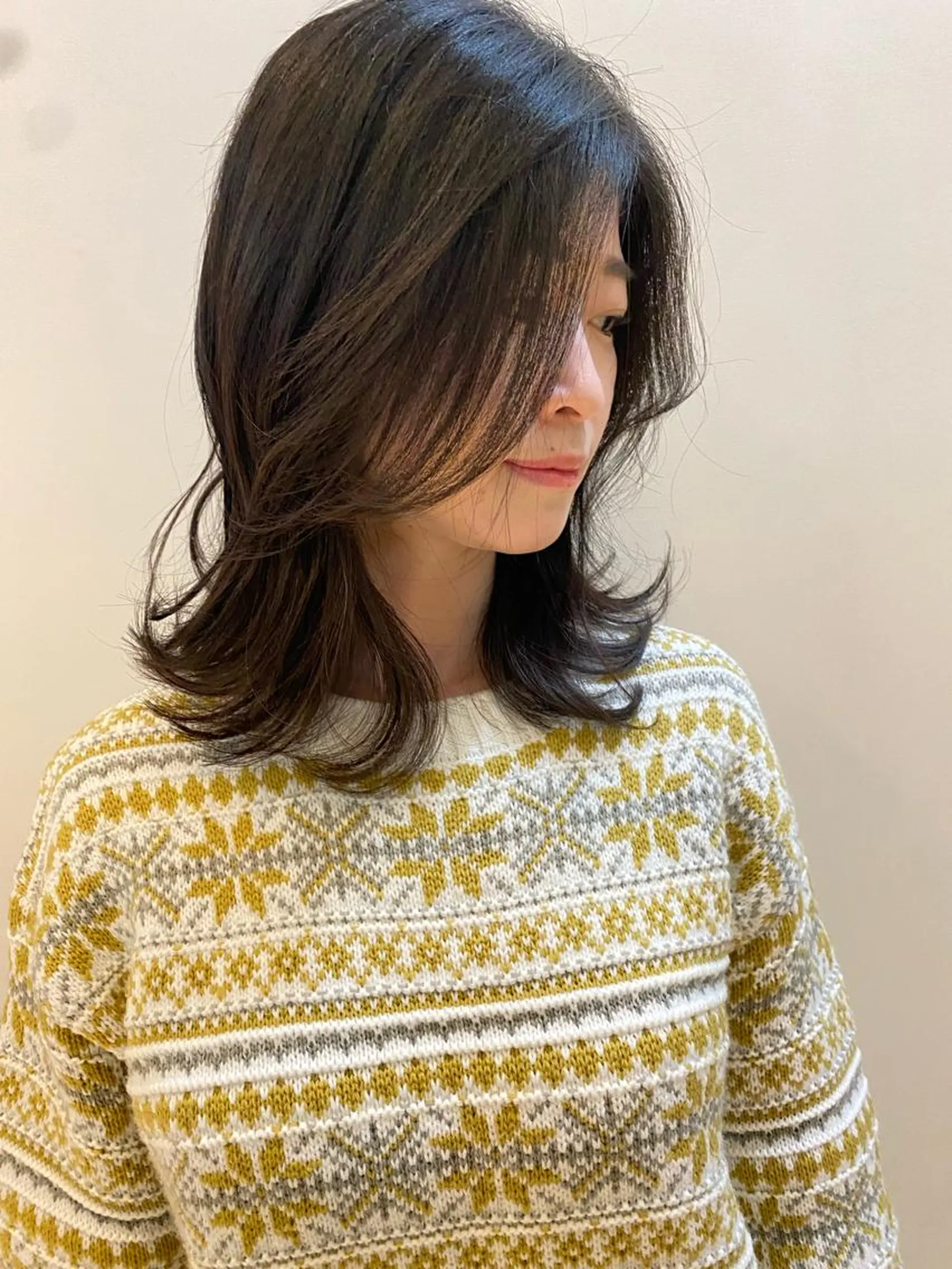 ミディアム カラー nambu-GARDEN所属・上田 昂雅のヘアスタイル